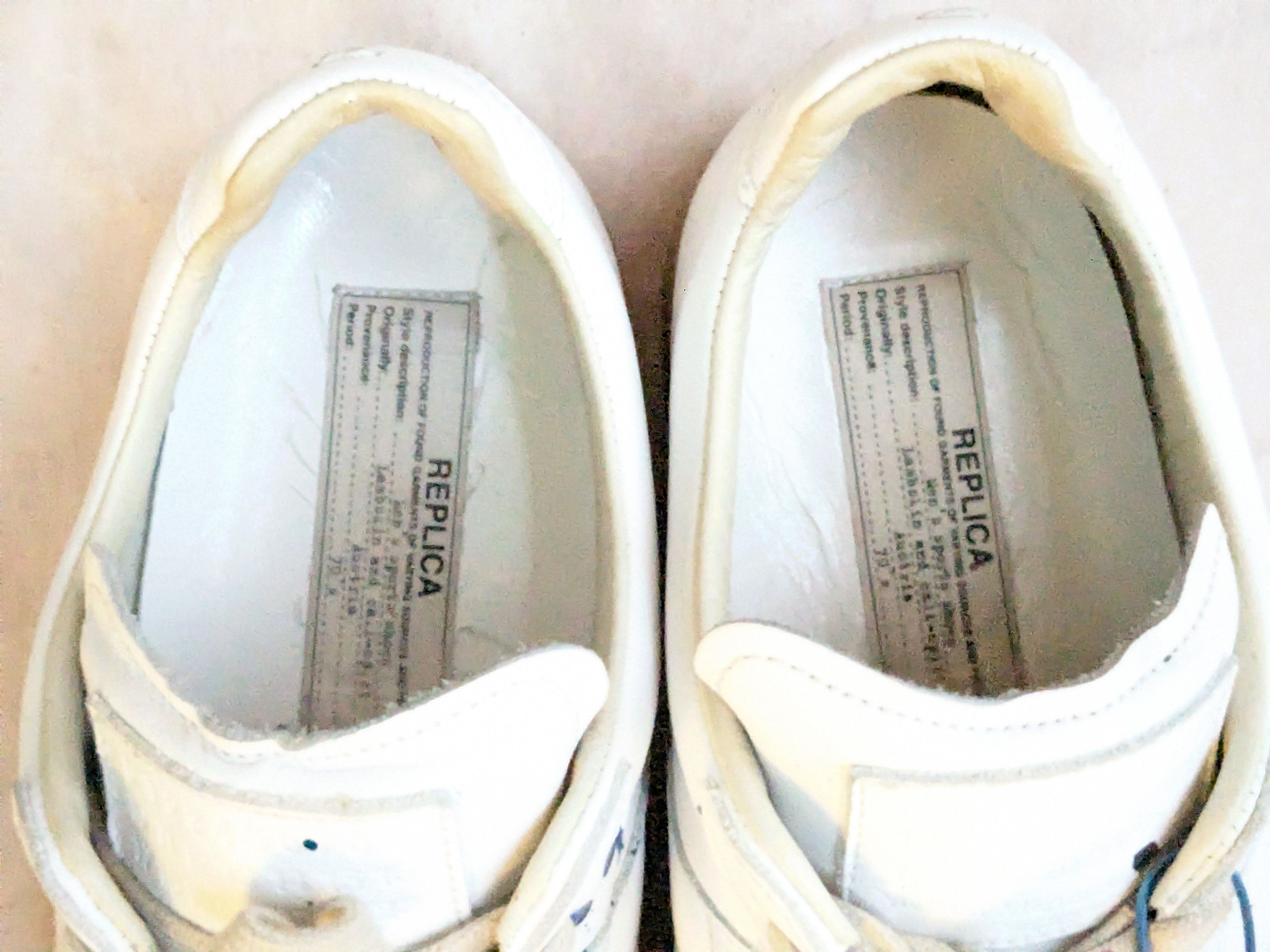 Maison Margiela Maison Margiela GAT Replica Paint Splatter 10 43 White Low Size US 10 / EU 43 - 4 Thumbnail