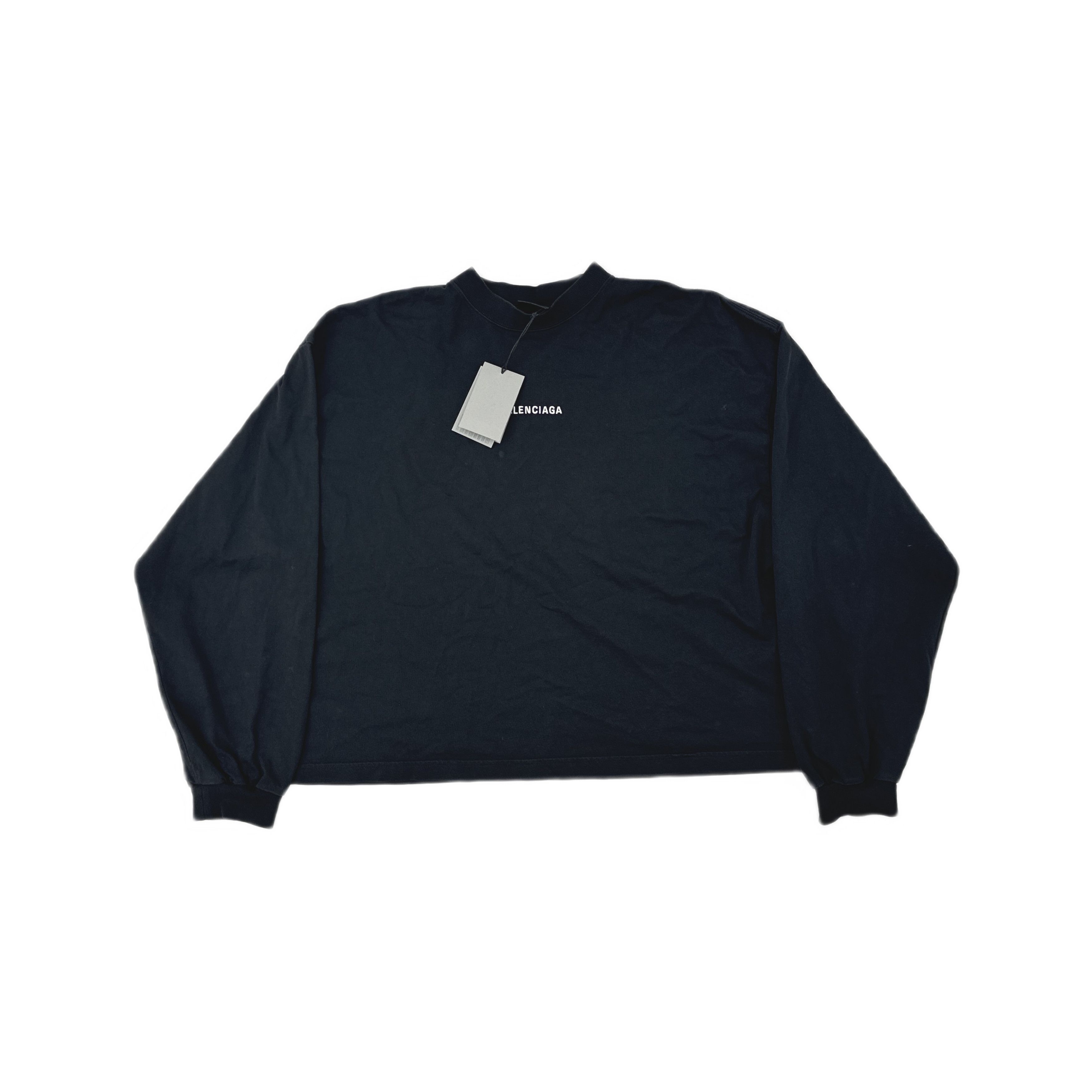 Balenciaga Balenciaga Archive Multi Logo Longsleeve Tee Shirt