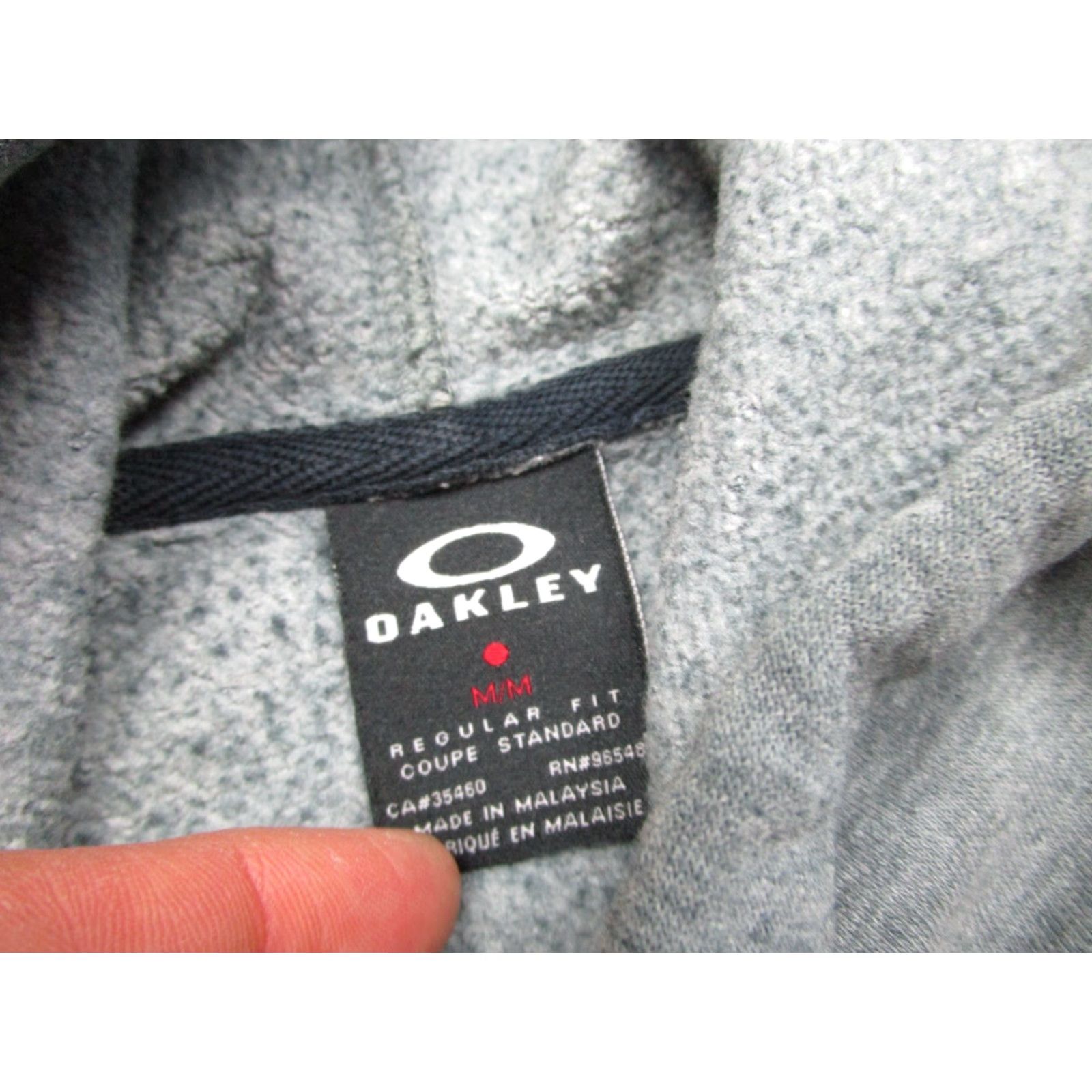 Oakley Oakley Vintage Hoodie Men M Gray Sweater Sweatshirt Center Logo y2k 2000 Grunge Size US M / EU 48-50 / 2 - 7 Thumbnail