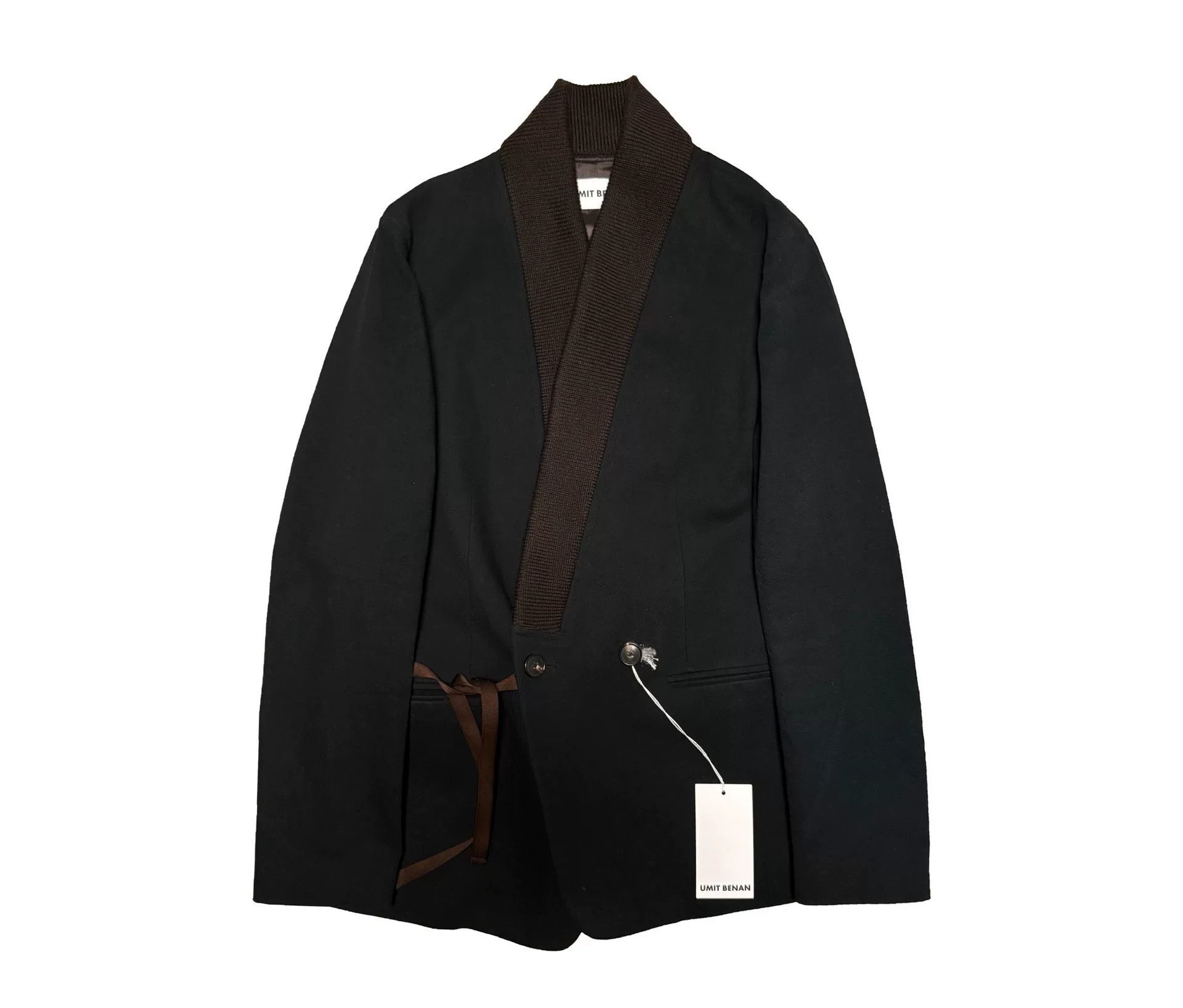 Umit Benan Umit Benan Shawl Collar Blazer Size US S / EU 44-46 / 1 - 1 Thumbnail