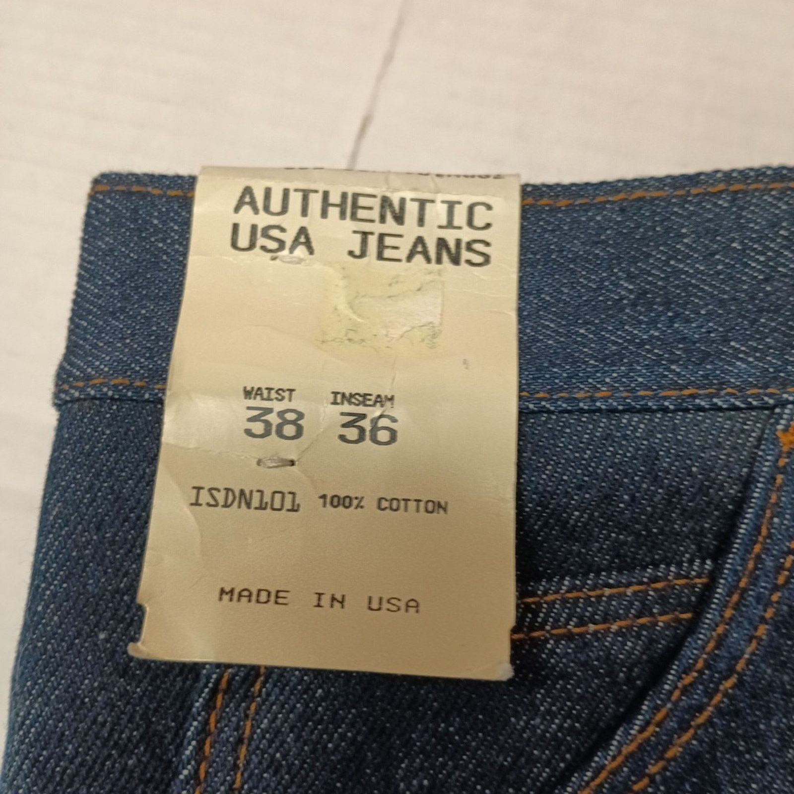 Other Vintage Mister Joe Jeans Men's Size 38x36 Blue Straight Leg Size US 38 / EU 54 - 2 Thumbnail