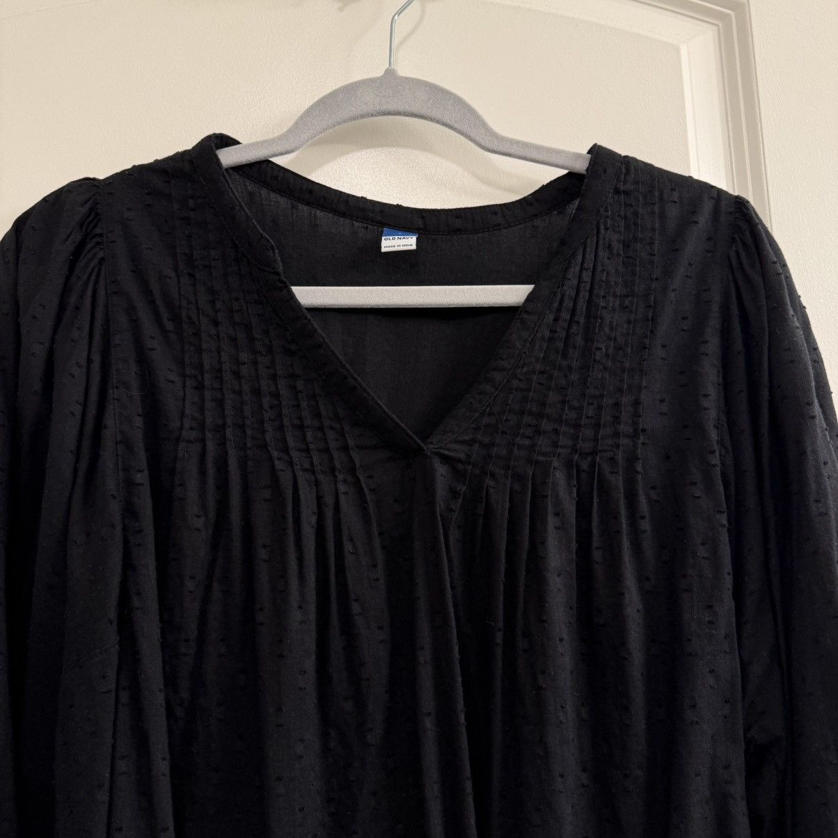 Old Navy Old Navy Women's Plum Exaggerated Large Peasant Top Size L / US 10 / IT 46 - 2 Thumbnail