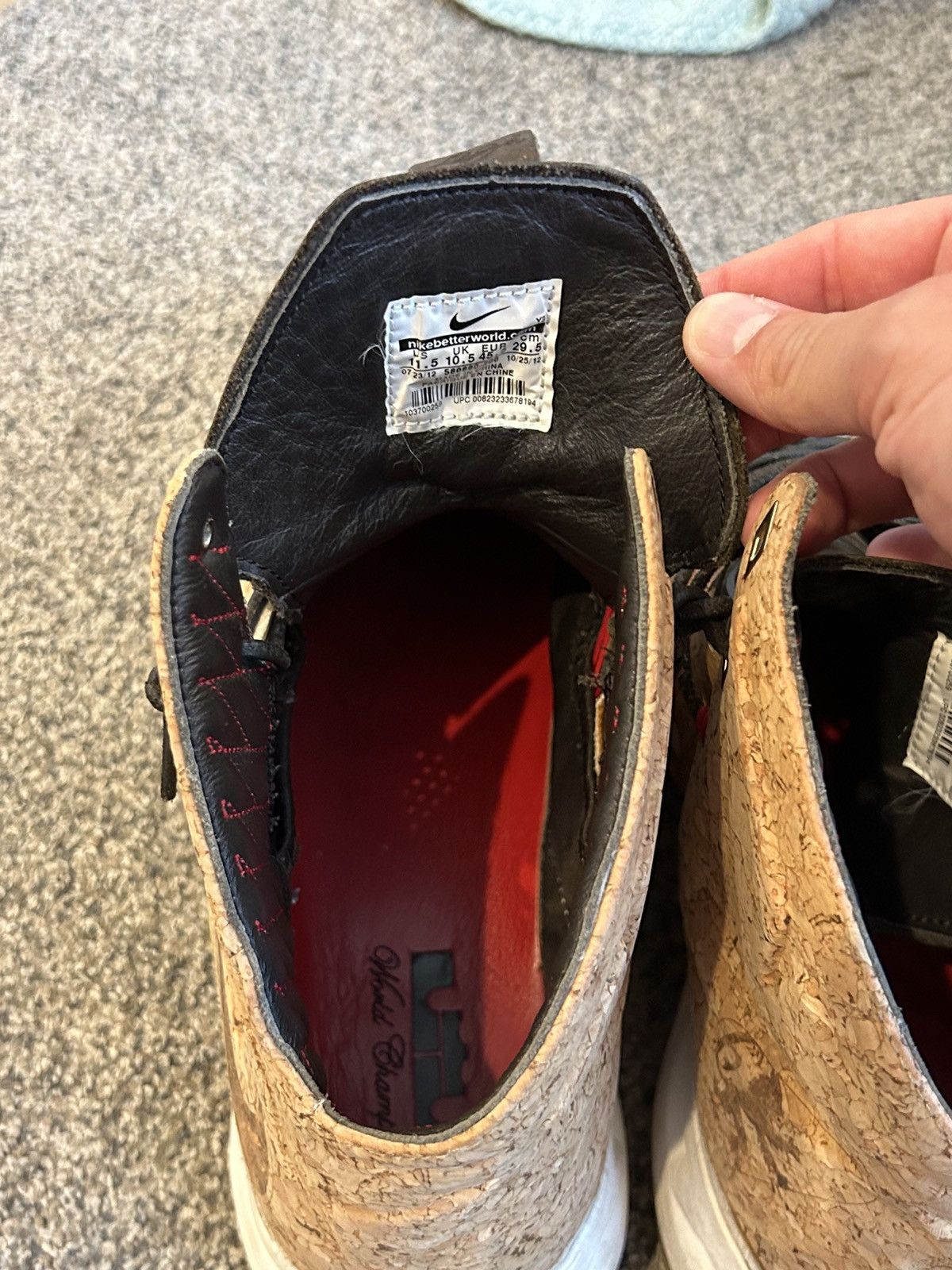 Nike Lebron 10 Cork Size US 11.5 / EU 44-45 - 3 Thumbnail