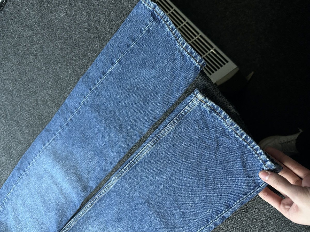 Arket 🚨Y2K WOMEN ARKET JEANS WITH LOGO AVANT GARDE DENIM PANTS Size 31" - 2 Thumbnail