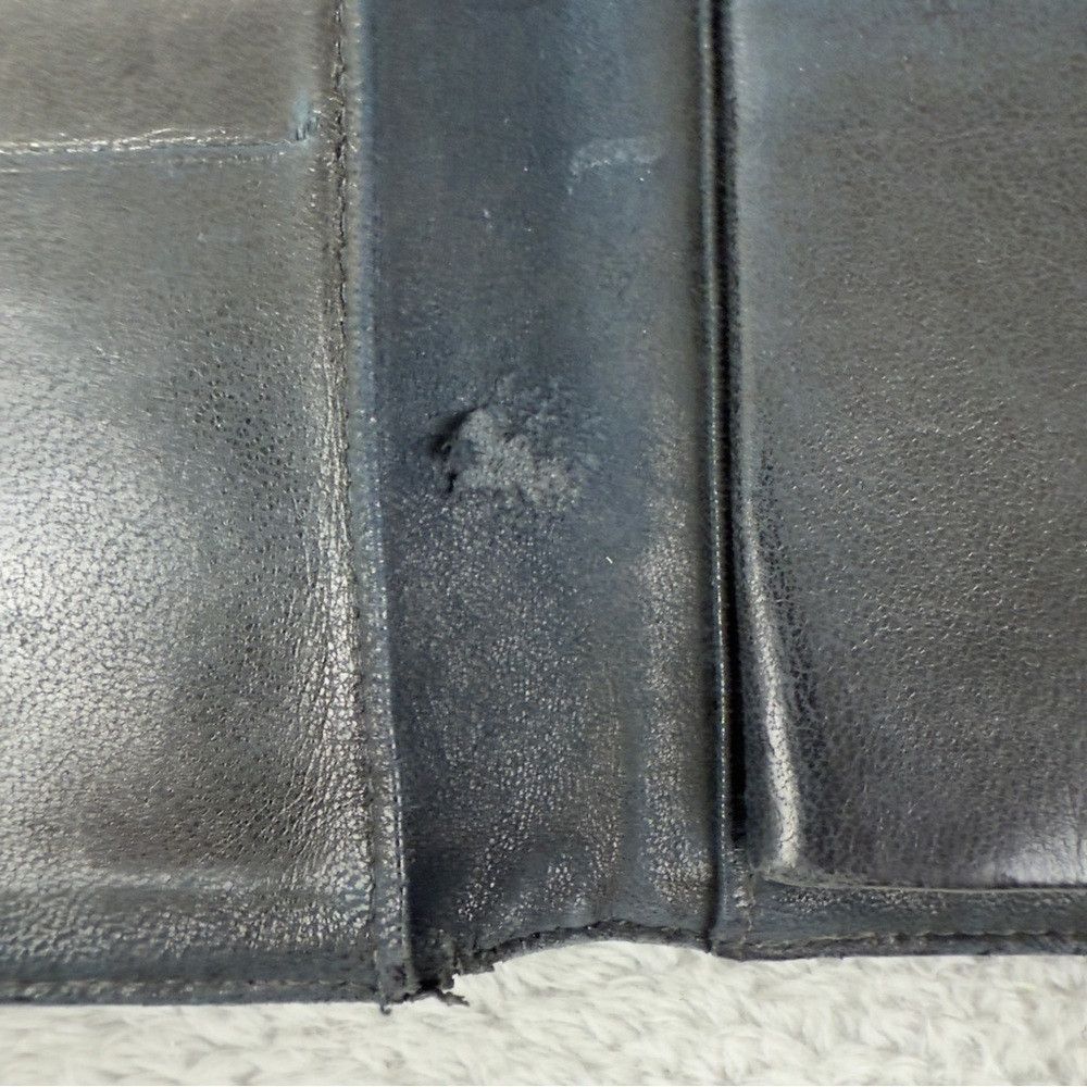 Chanel CHANEL CC Logo Grained Calfskin Leather Long Bifold Wallet Size ONE SIZE - 7 Thumbnail