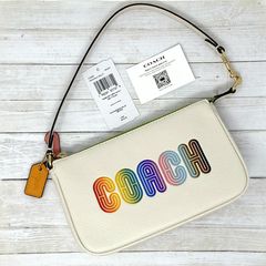 NWT Coach Nolita 19 In Signature Canvas With Patches CK383