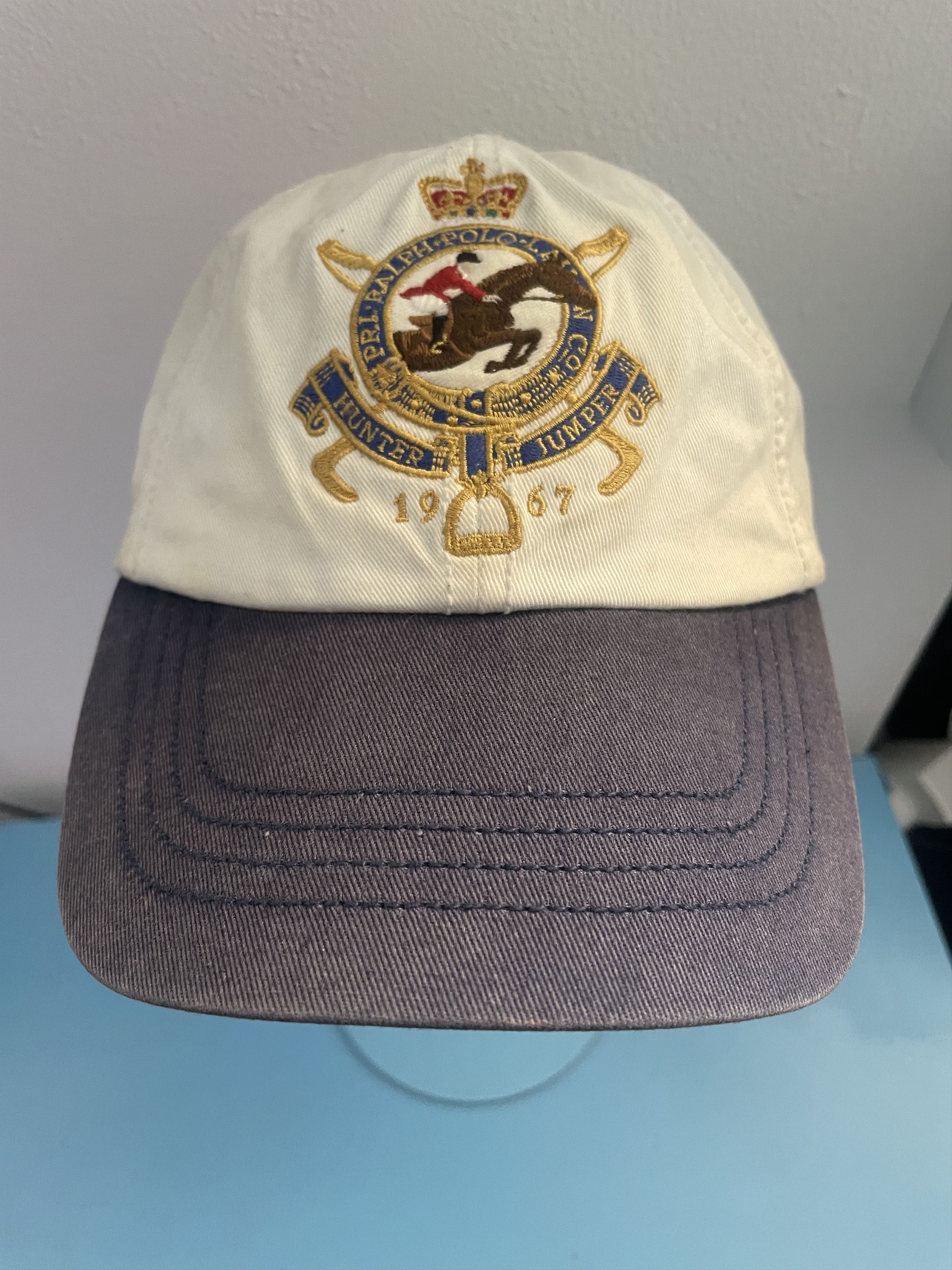 Polo Ralph Lauren Vintage Polo Ralph Lauren Hunter Jumper Crest Cap 1967 Size ONE SIZE - 1 Thumbnail