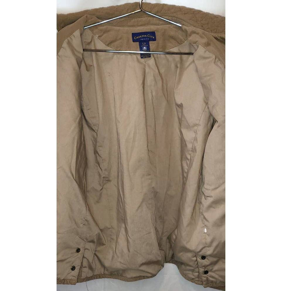 Other Charter Club Long SLeeve Cotton Jacket Size Petite M Size M / US 6-8 / IT 42-44 - 5 Thumbnail