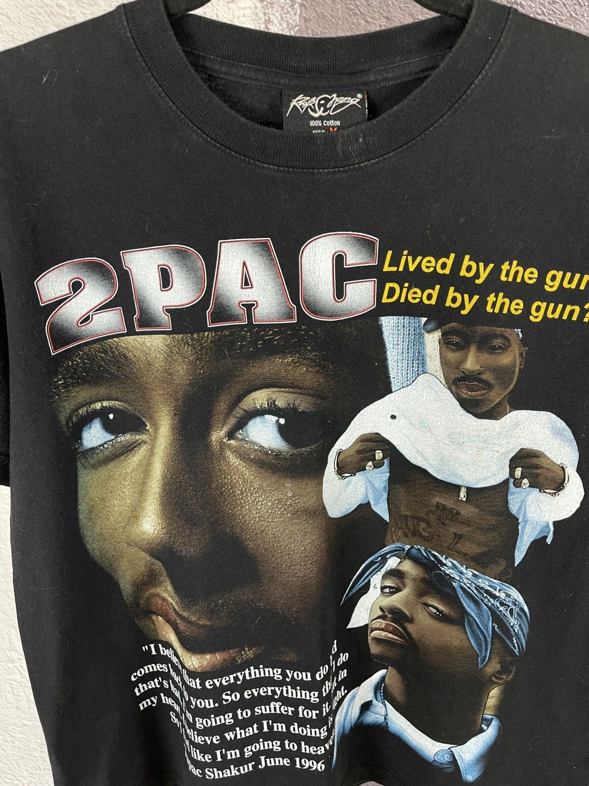 Makaveli Vintage 2Pac Shakur Merch T-Shirt Overprint Tupac Makaveli Size US M / EU 48-50 / 2 - 4 Thumbnail