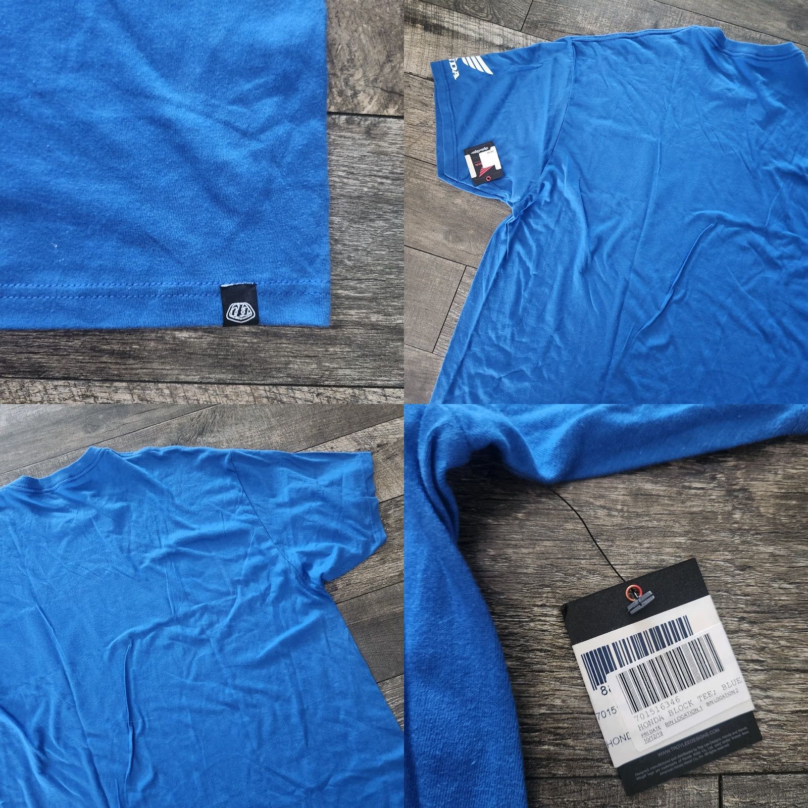 Vintage Troy Lee Designs Honda T Shirt Tee Mens 2XL XXL BLUE NEW W/ TAGS Size US XXL / EU 58 / 5 - 8 Thumbnail