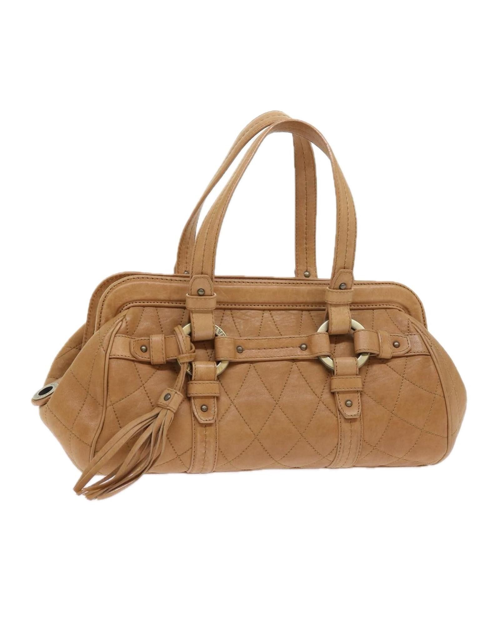 image of Bally Brown Leather Shoulder Bag, Women's