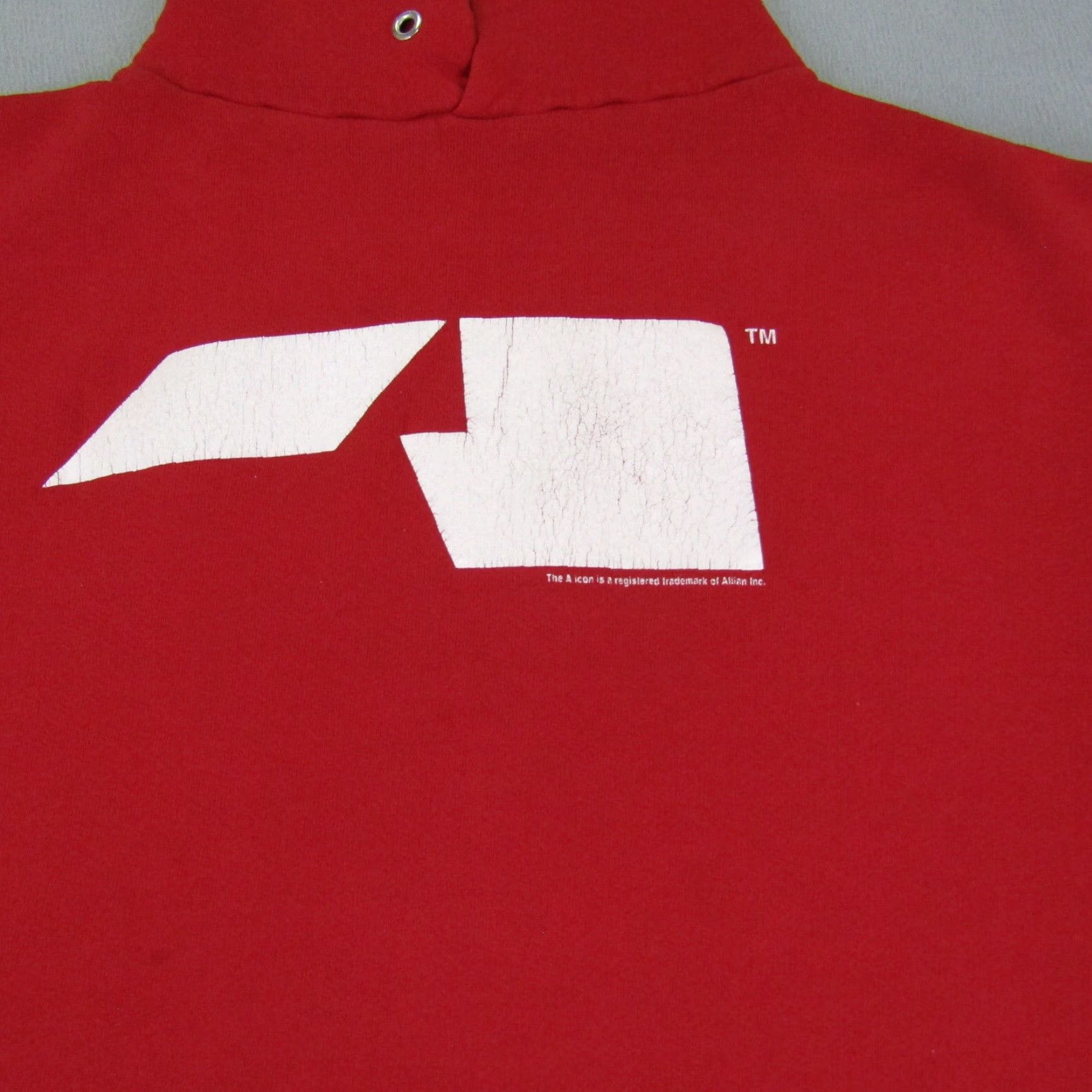 Vintage VINTAGE Allian Hoodie Sweatshirt Mens XL Red Knit Pullover Hooded Pockets 90s Outdoor Theme Accessories Size US XL / EU 56 / 4 - 2 Thumbnail