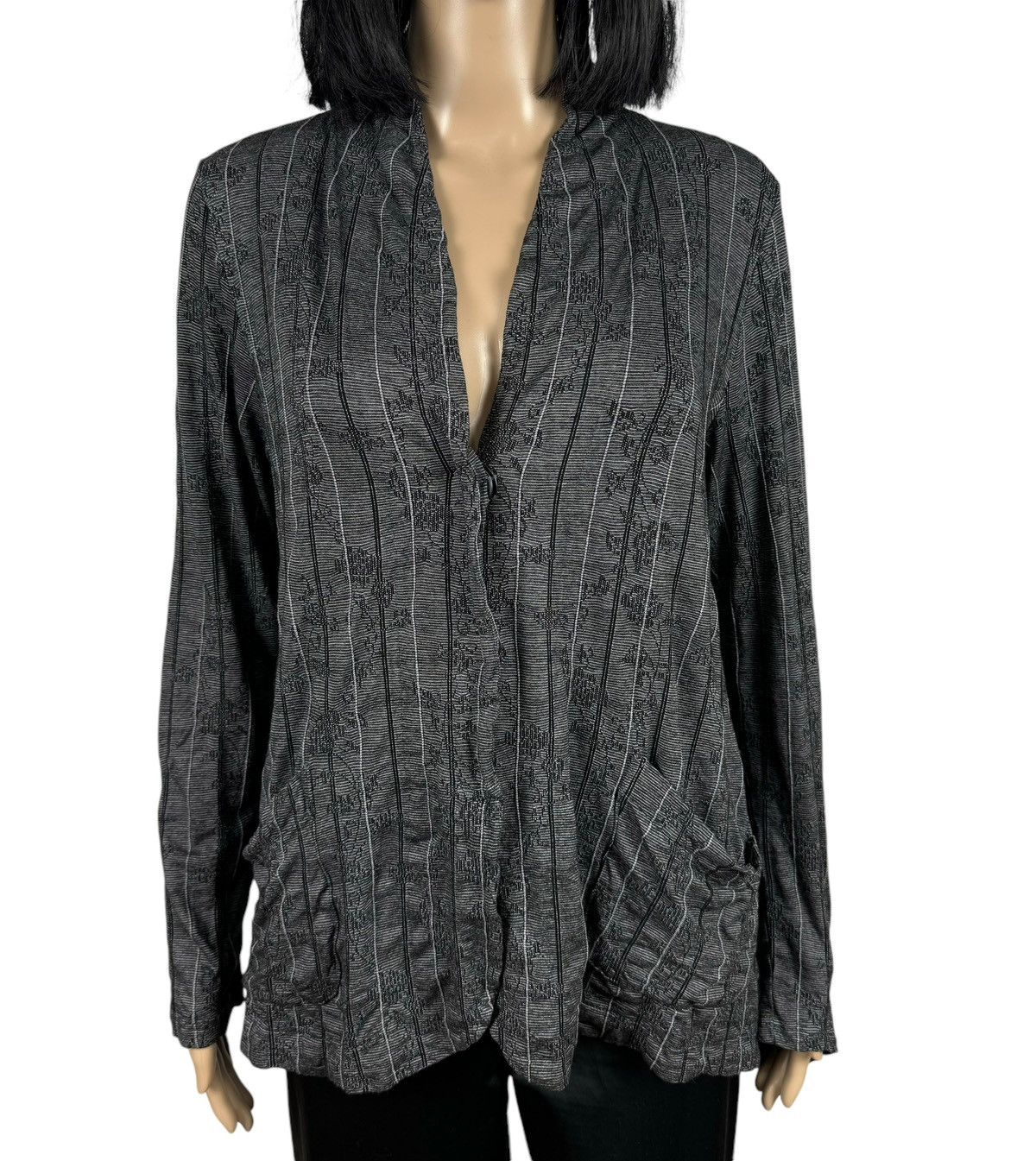 Designer Hindahl & Skudelny Embroidered Cotton Blazer Avant Garde M Size M / US 6-8 / IT 42-44 - 2 Thumbnail