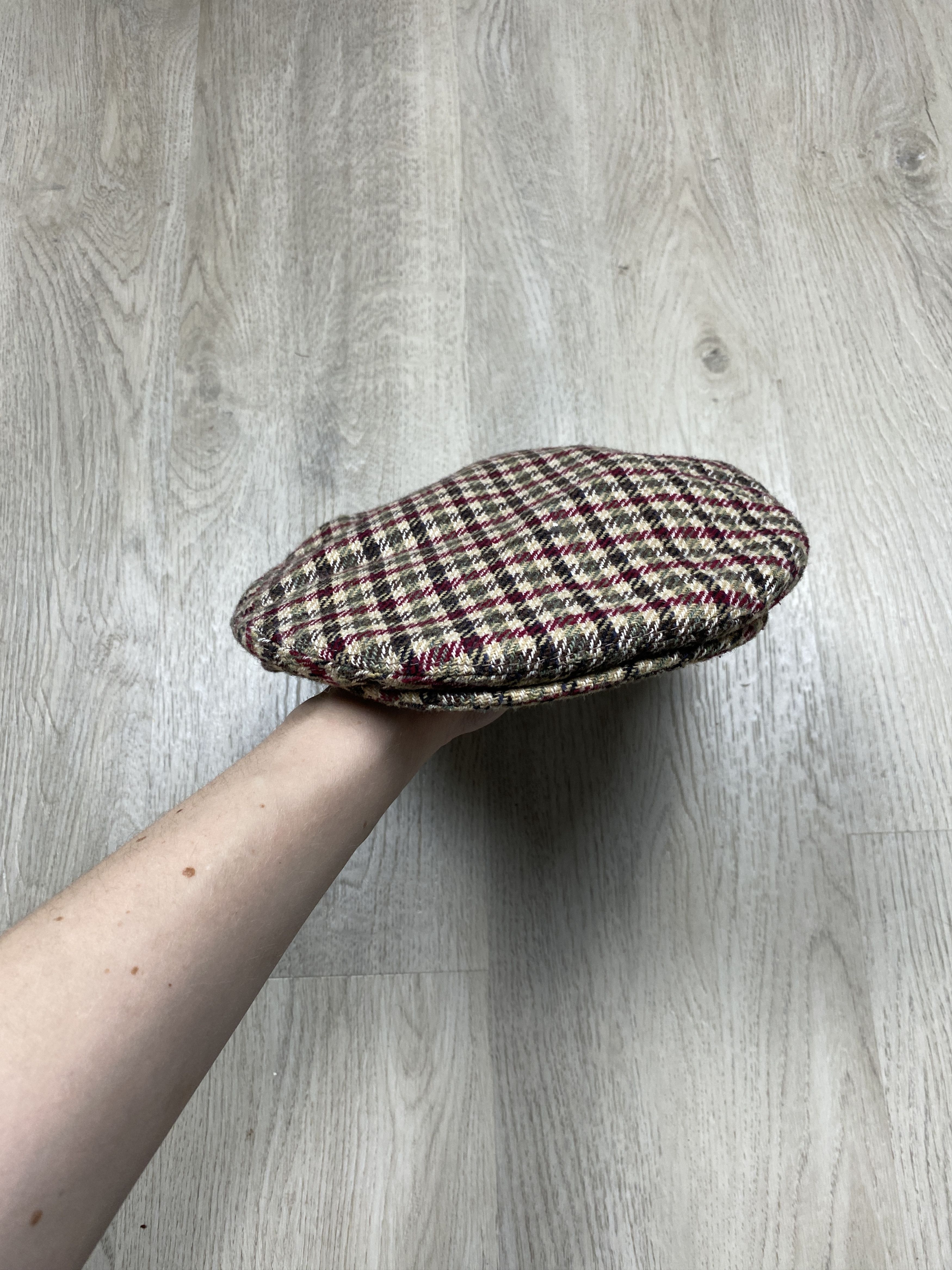 Vintage Vintage Mens Wool Flat Cap Hat Size ONE SIZE - 4 Thumbnail