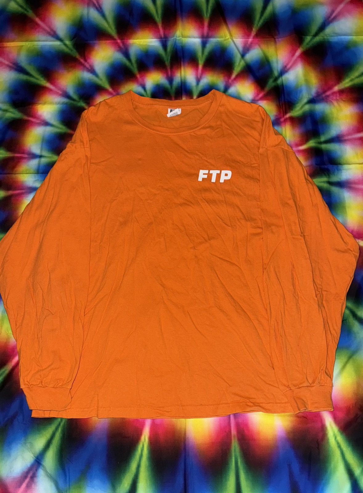 FTP Logo Longsleeve T-Shirt Orange