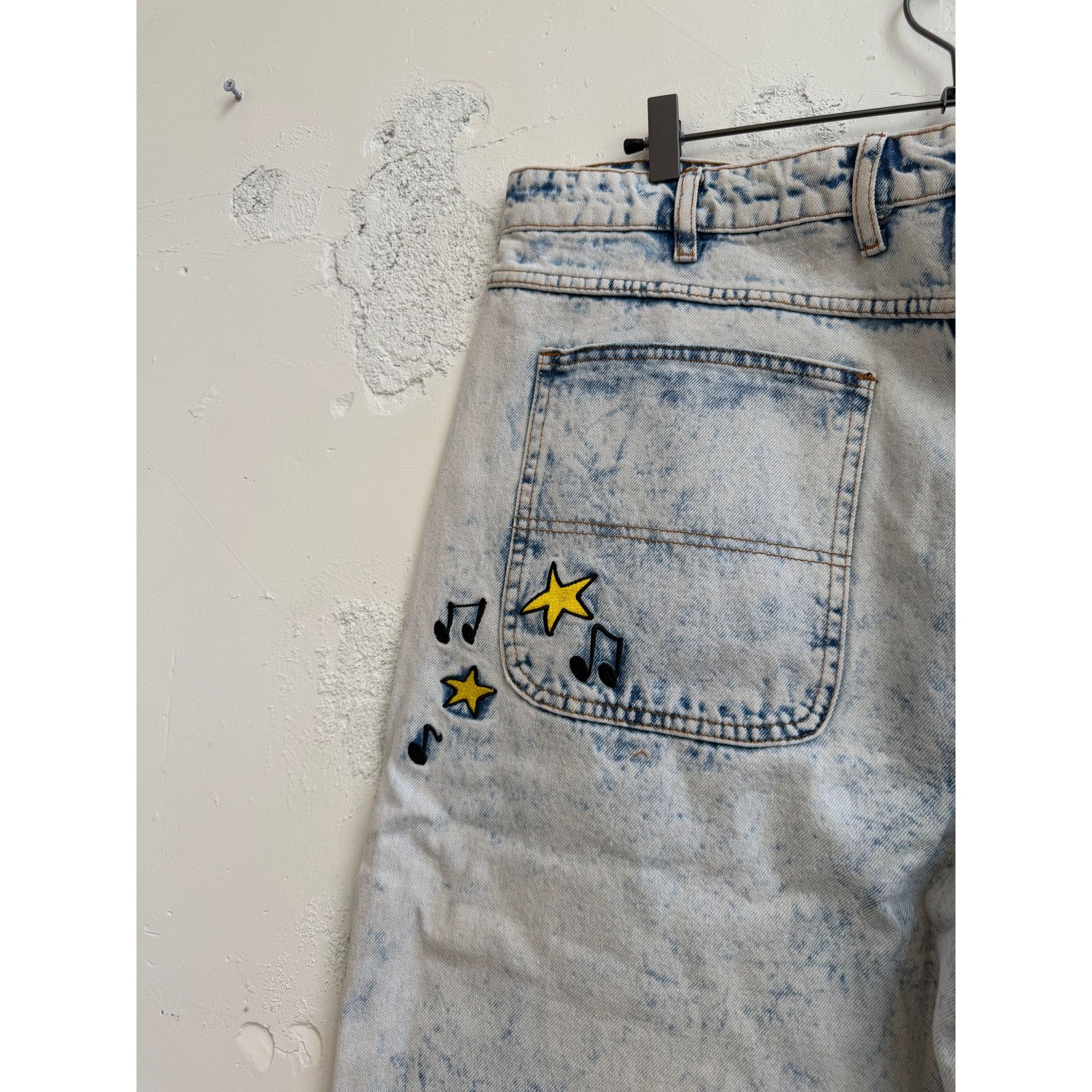 Butter Goods Butter Goods x The Smurfs Harmony Bleach Dyed Denim Pants Size US 38 / EU 54 - 4 Thumbnail