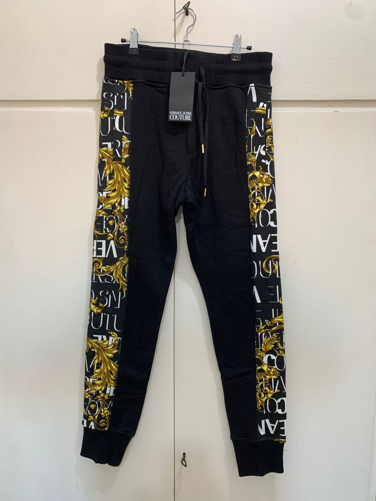 Versace Jeans Couture Logo Tracksuit Pants Baroque Versace Jeans Culture XS black Size US 28 / EU 44 - 2 Thumbnail