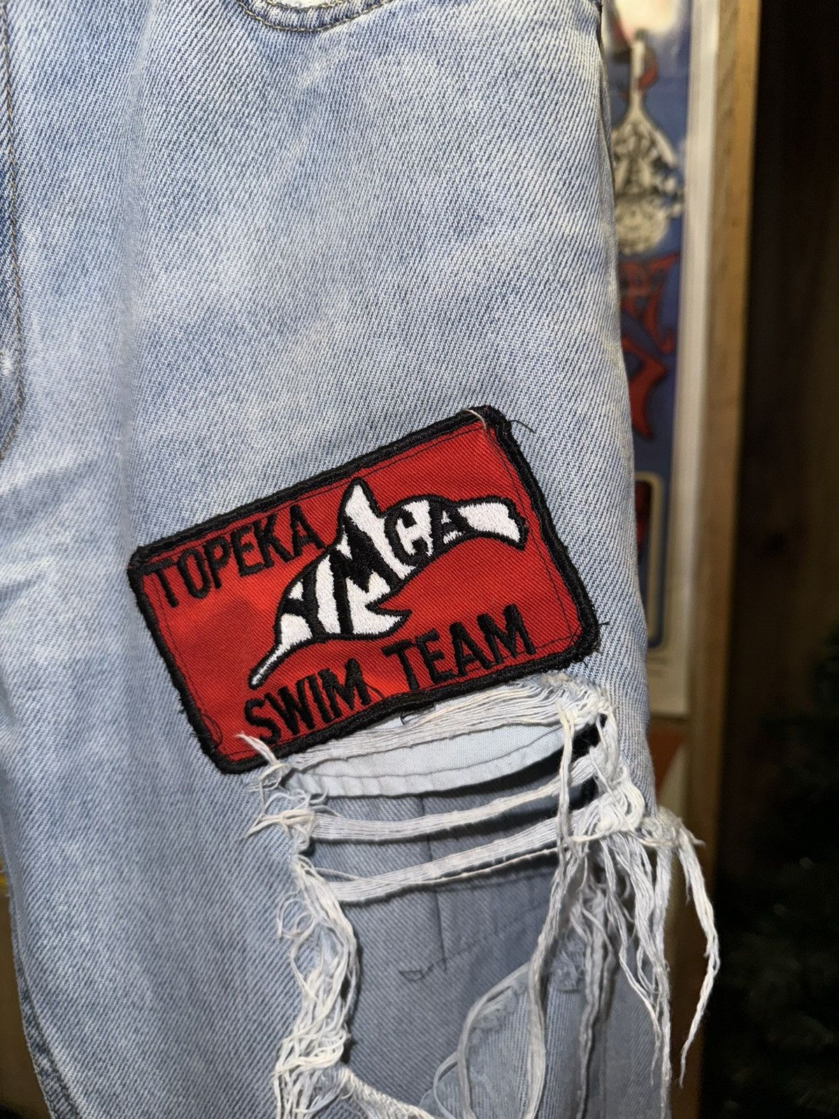 Levi's VINTAGE Levi’s Denim with Patches Size US 32 / EU 48 - 4 Thumbnail