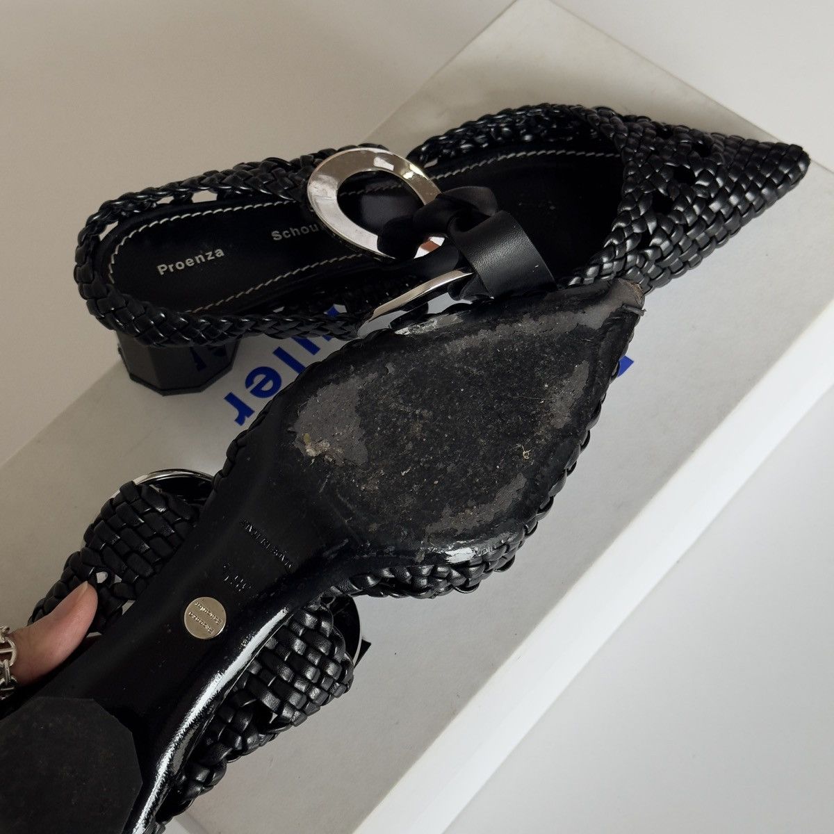 Proenza Schouler Proenza Schouler Leather Woven Mule Size US 6.5 / IT 36.5 - 5 Thumbnail