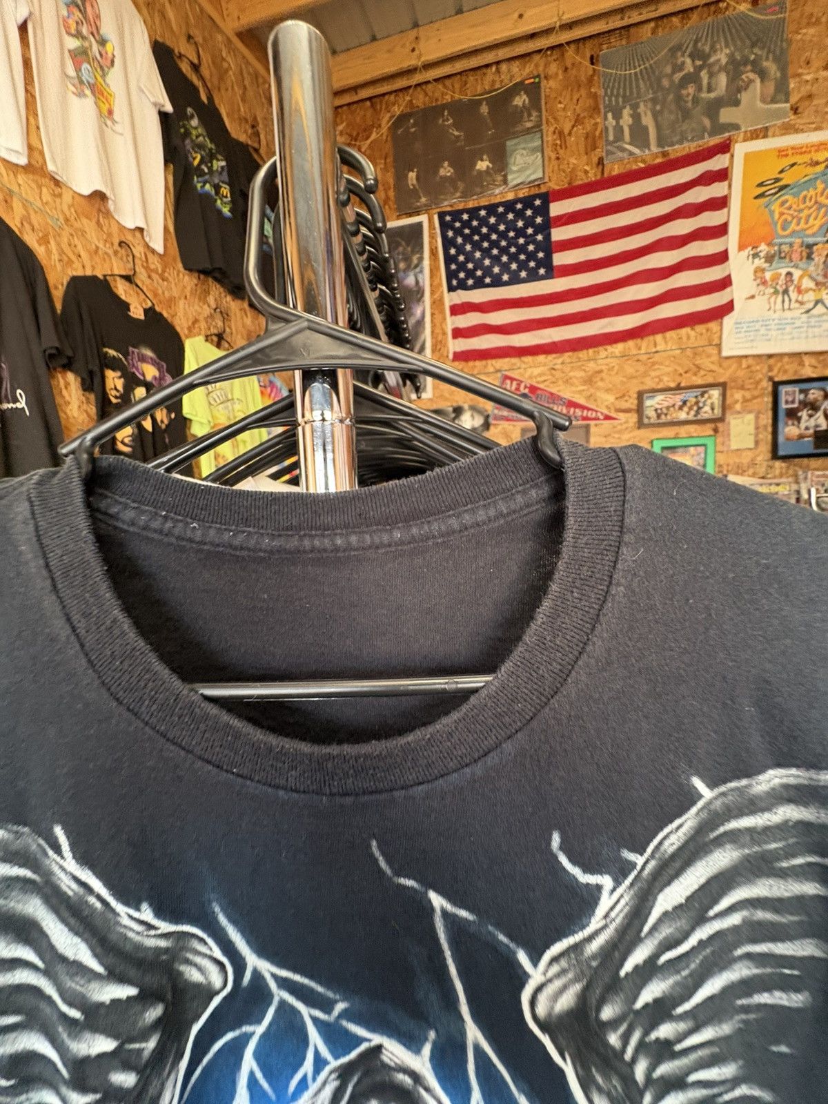 Vintage Vintage Y2K biker skull and angel wings T-Shirt Size US XXL / EU 58 / 5 - 3 Thumbnail