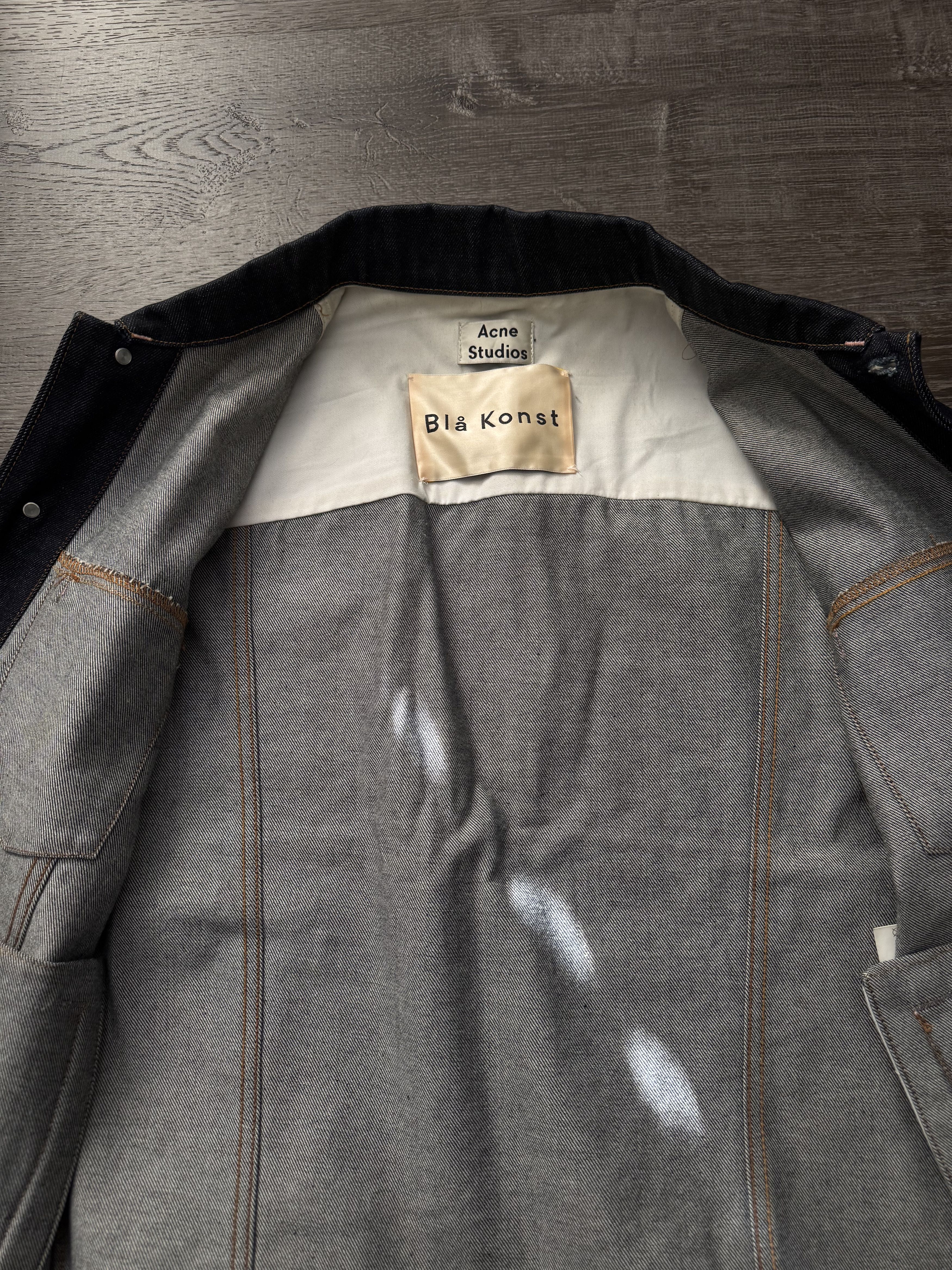 Acne Studios 🪡 Blå Konst Pass Denim Jacket Size US M / EU 48-50 / 2 - 4 Thumbnail