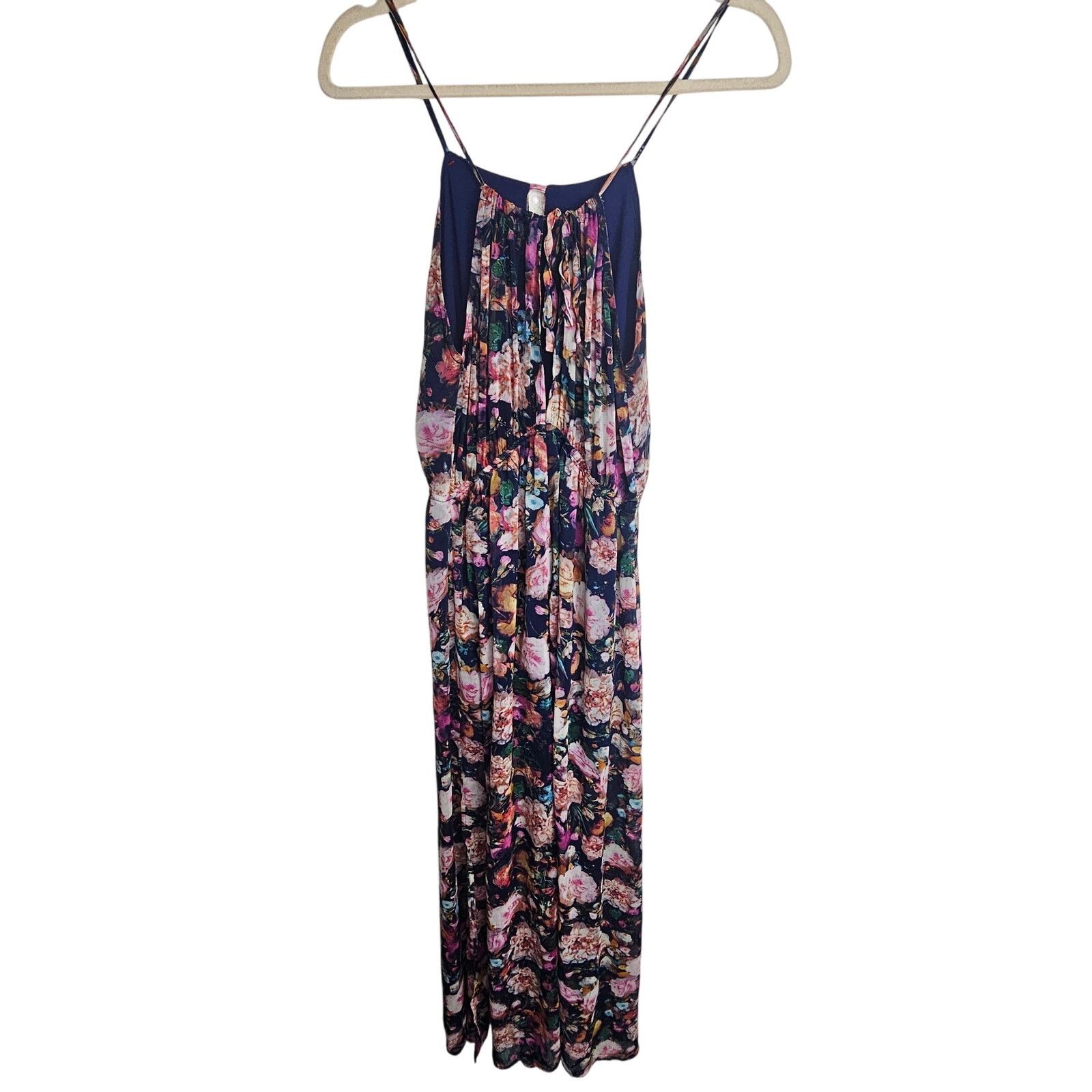 FABI Fate Womens Floral Ruby Maxi Dress Size S Wedding Guest Size S / US 4 / IT 40 - 7 Thumbnail
