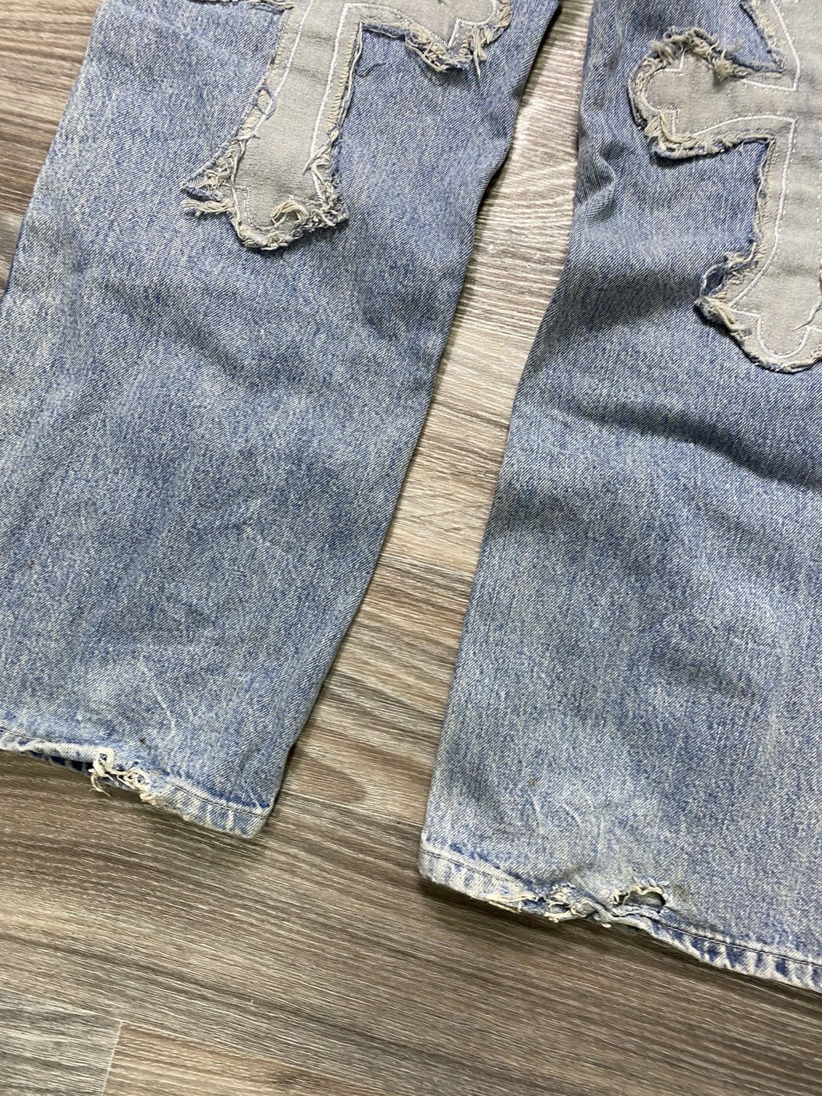 Japanese Brand × Vintage Distressed denim crash pants Y2K baggy Size US 28 / EU 44 - 12 Thumbnail