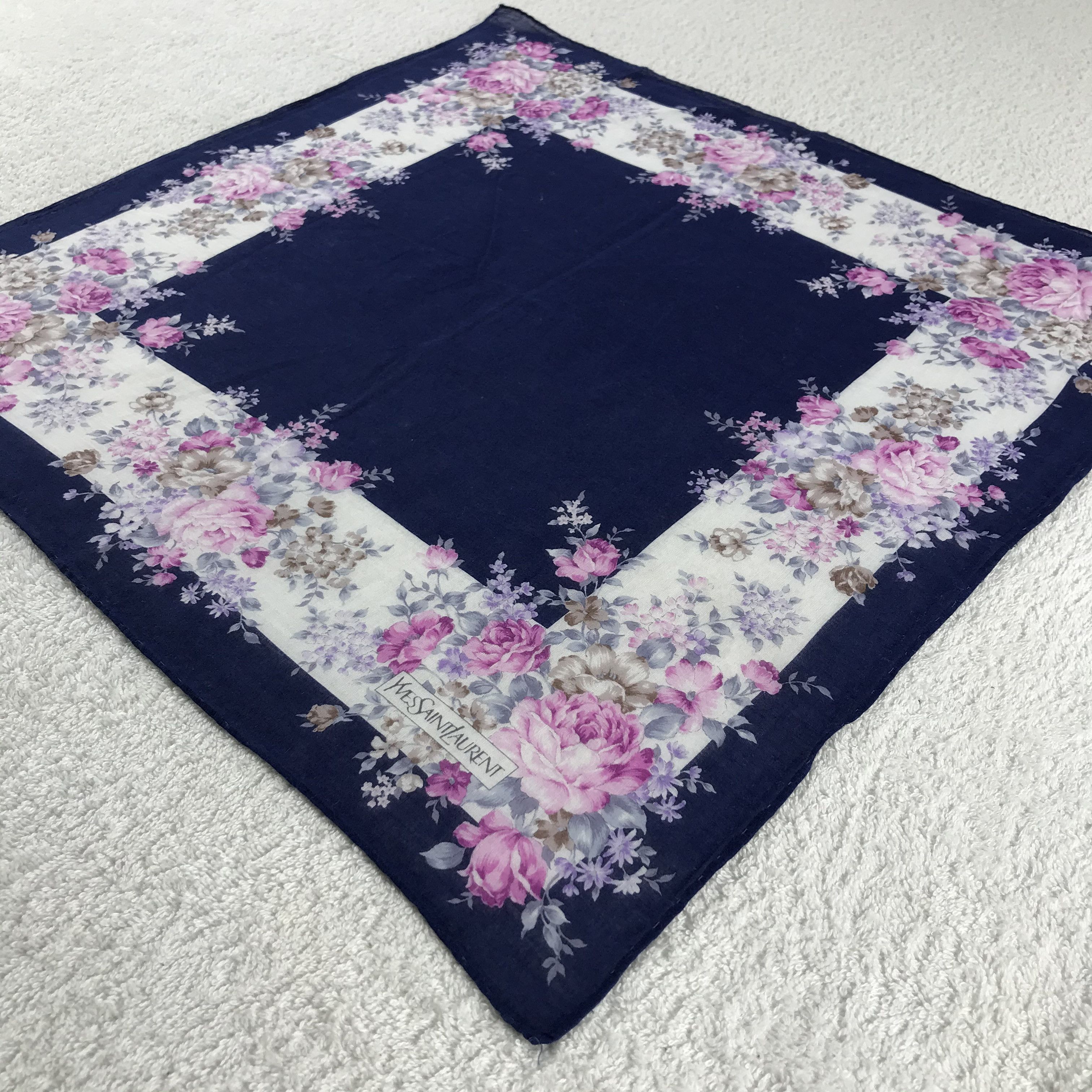 Vintage × Yves Saint Laurent Yves Saint Laurent Handkerchief / Neckerchief / Bandana Size ONE SIZE - 4 Thumbnail