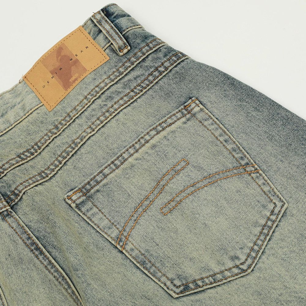 Vintage Men's retro punk loose distressed washed scimitar jeans Size US 34 / EU 50 - 5 Thumbnail