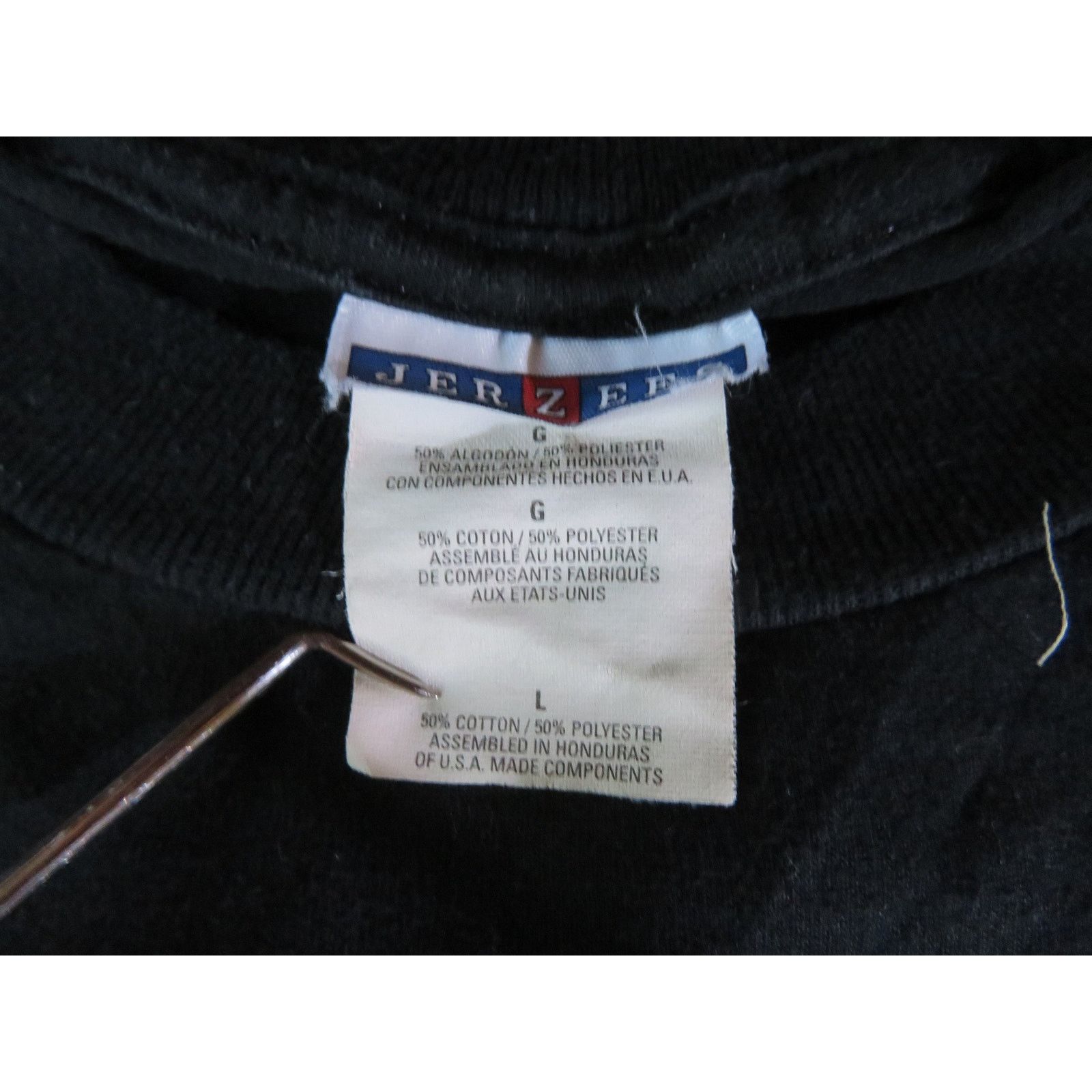 Jerzees Stugis Bike Rally Born To Be Free Eagle Sz L Black Jerzees Size US L / EU 52-54 / 3 - 4 Thumbnail