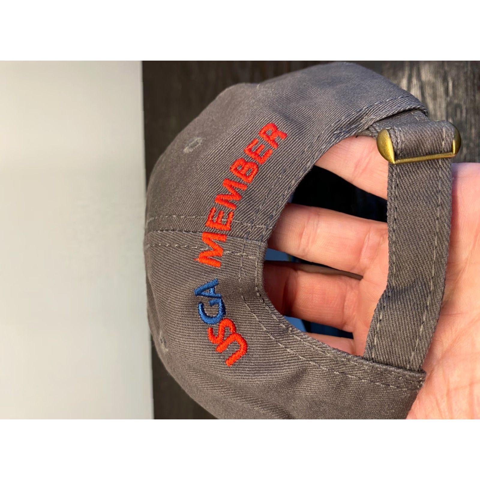 Vintage VINTAGE USGA US Open Golf Hat Adult One Size Gray Cotton Twill Adjustable Sports Size ONE SIZE - 5 Thumbnail