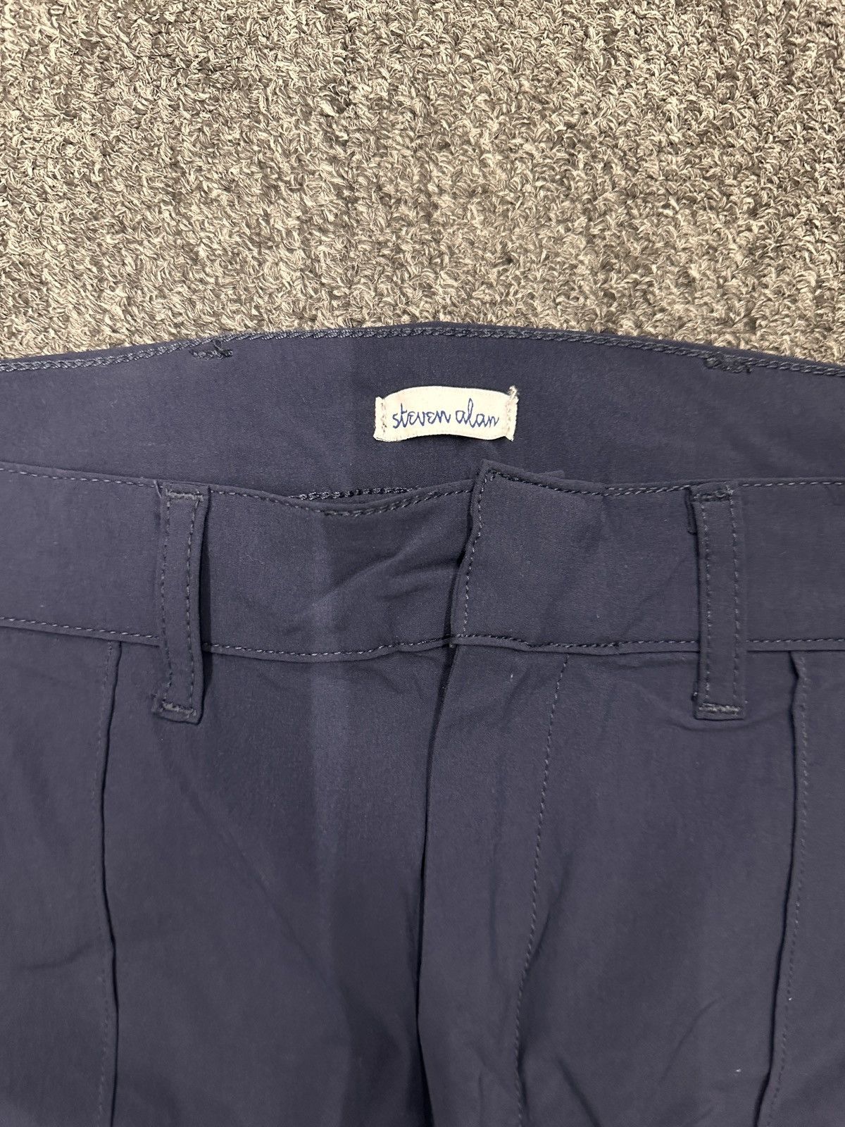 Steven Alan Steven Alan Frontseam Crepe Nylon Pant, Navy Size US 32 / EU 48 - 2 Thumbnail