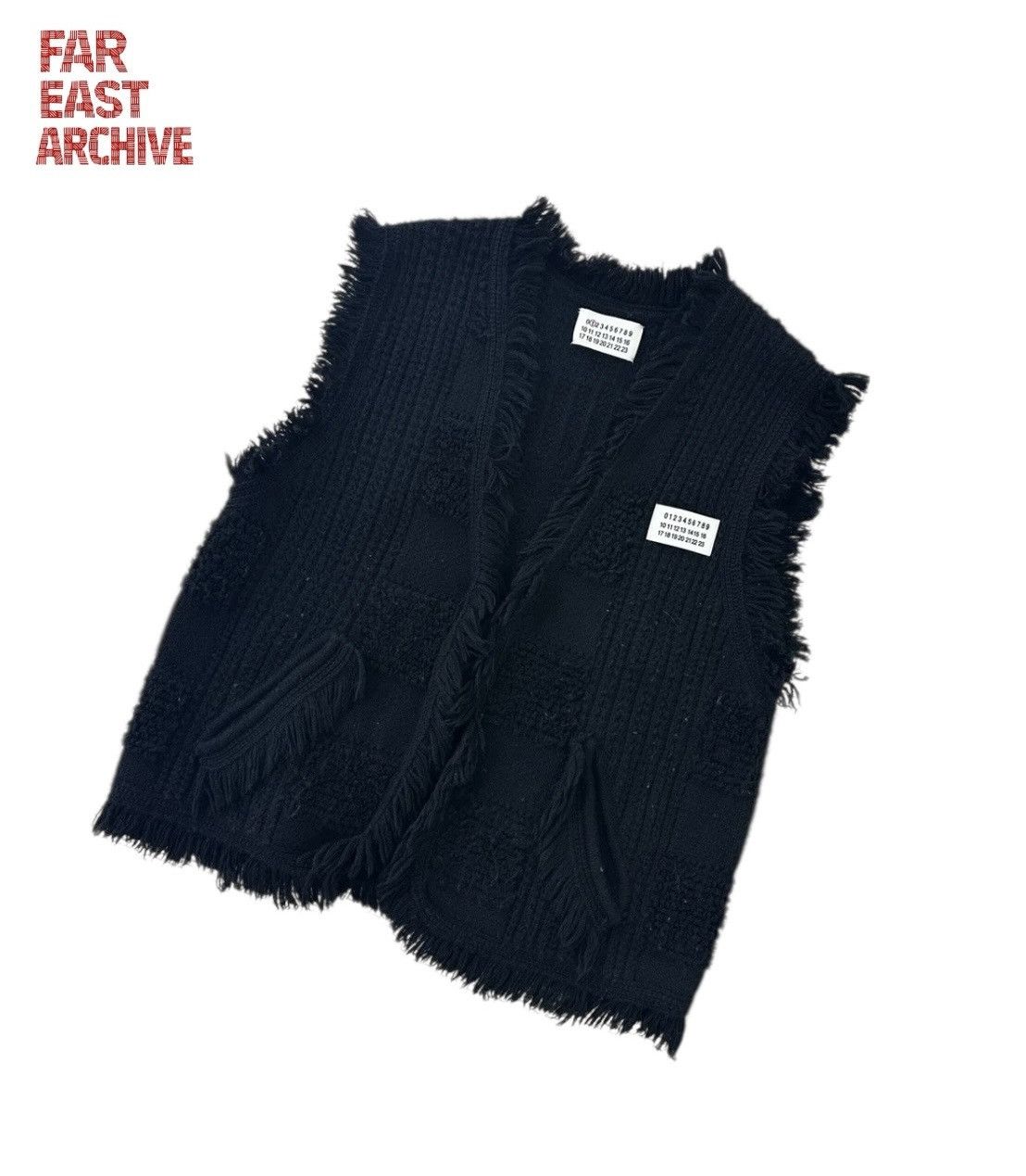 maison margiera wool knit vest マルジェラ Maison Margiela Wool Knit Vest