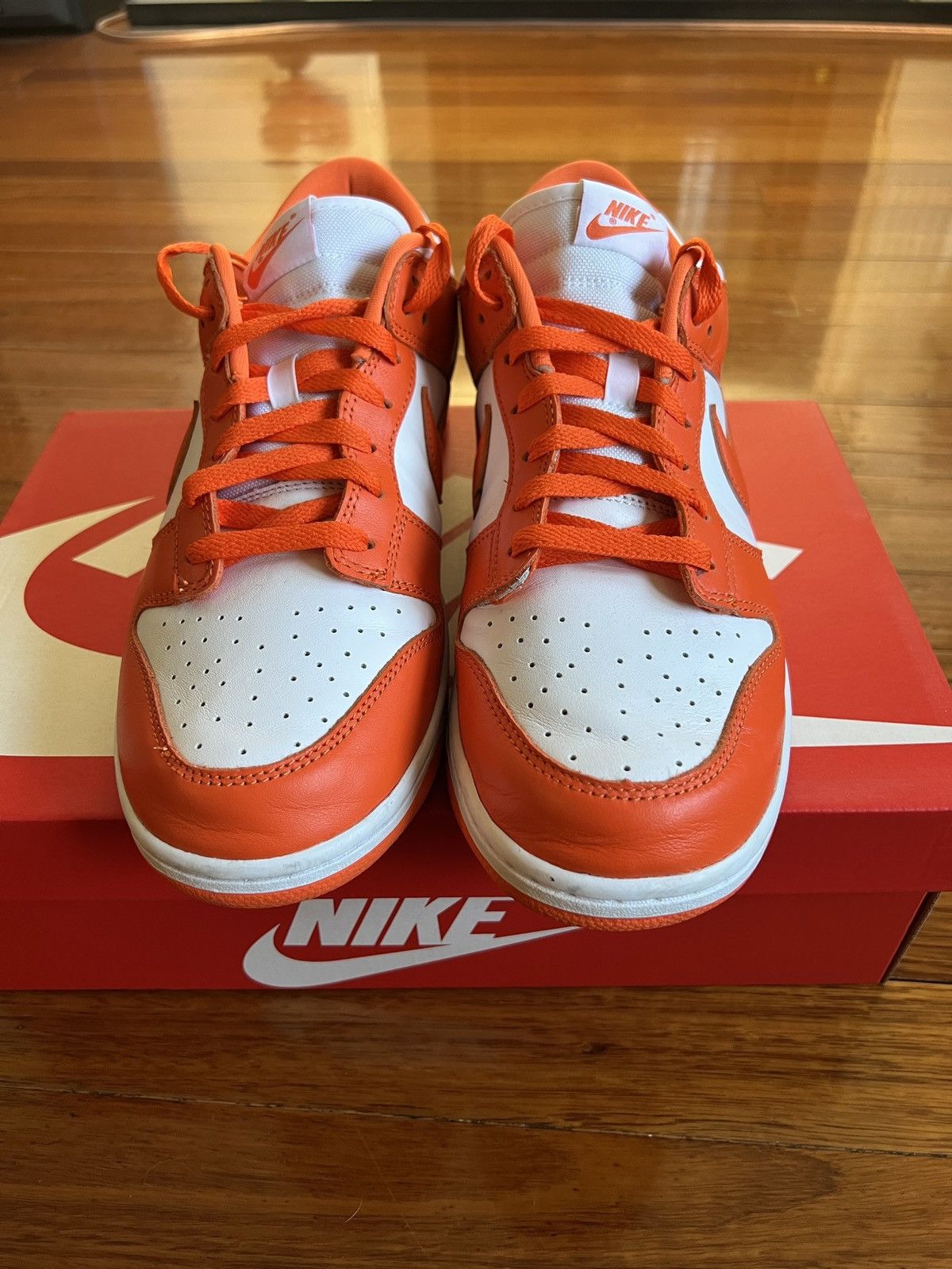 Nike Nike Dunk Low SP Syracuse 2022 Size US 10 / EU 43 - 4 Thumbnail