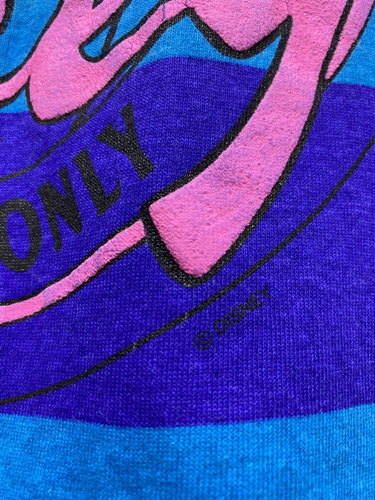 Disney Vintage 90s Disney Mickey Mouse Striped T Shirt USA Size US M / EU 48-50 / 2 - 10 Thumbnail