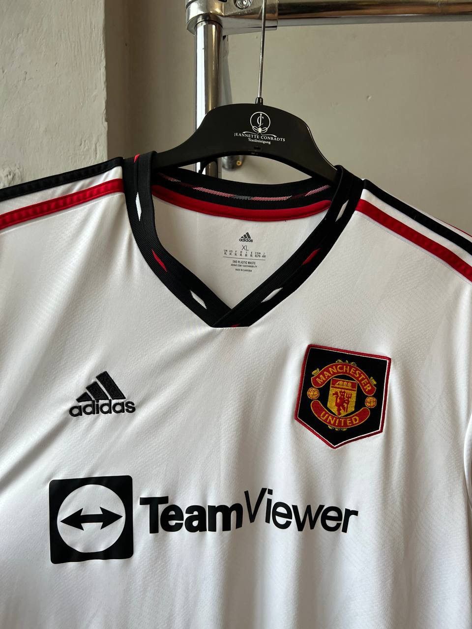 Adidas 2022/23 MANCHESTER UNITED AWAY SOCCER JERSEY FOOTBALL SHIRT Size US XL / EU 56 / 4 - 5 Thumbnail