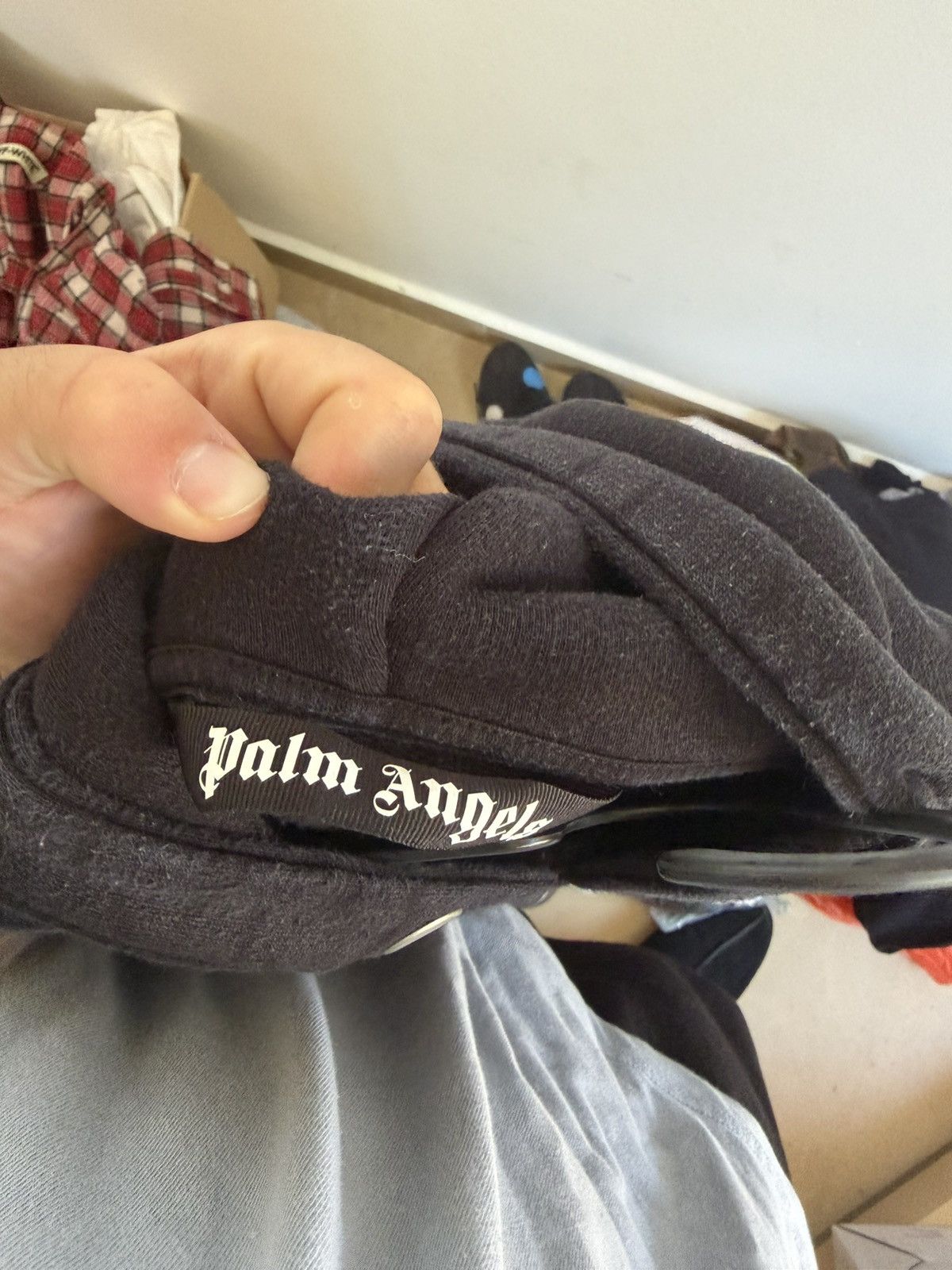 Palm Angels Palm Angels Paris sprayed logo hoodie Size US M / EU 48-50 / 2 - 6 Thumbnail