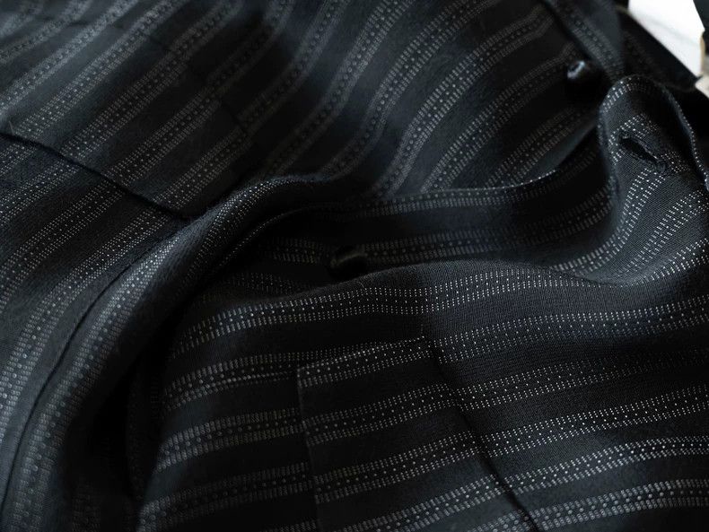 Yohji Yamamoto Yohji Yamamoto 91AW Cloth Buckle Stripe Shirt Size US M / EU 48-50 / 2 - 3 Thumbnail
