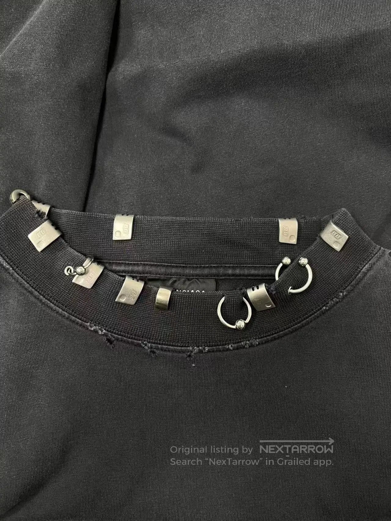 Balenciaga Balenciaga Women's Round Neck Straight T-shirt. Size M / US 6-8 / IT 42-44 - 4 Thumbnail