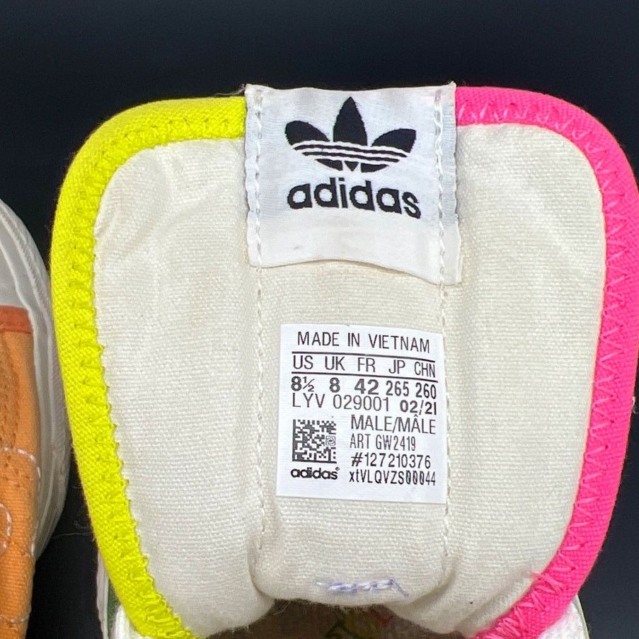 Adidas adidas Nizza Love Unites Colorful Canvas Sneaker Size US 8.5 / EU 41-42 - 8 Thumbnail