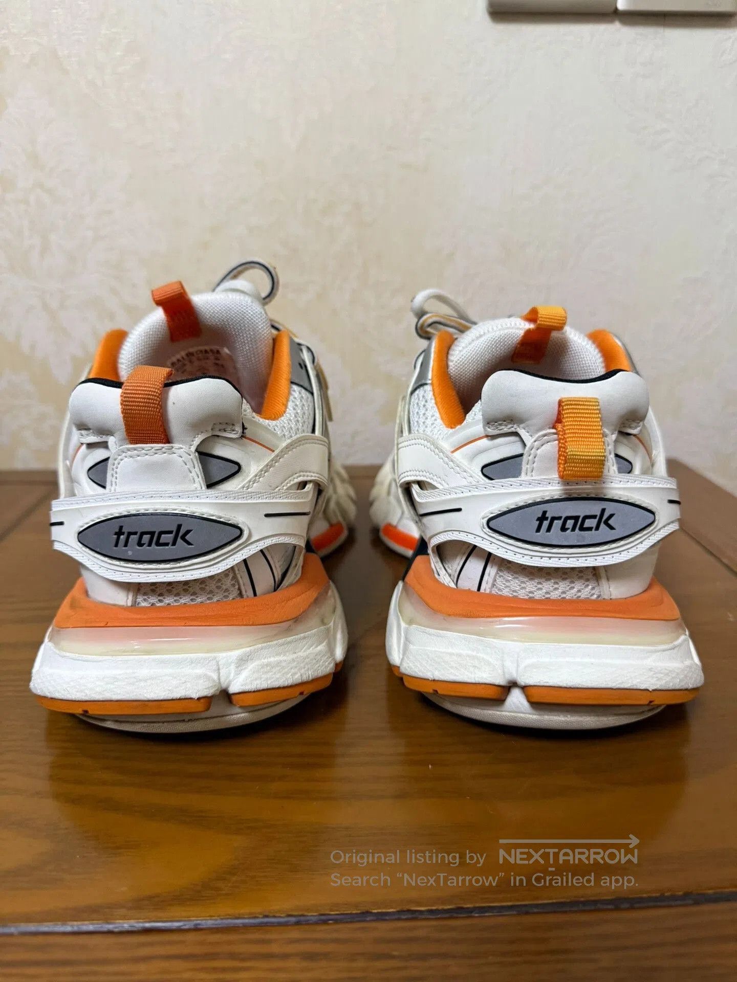 Balenciaga Balenciaga Track White Orange Size 40. Size US 7 / EU 40 - 3 Thumbnail