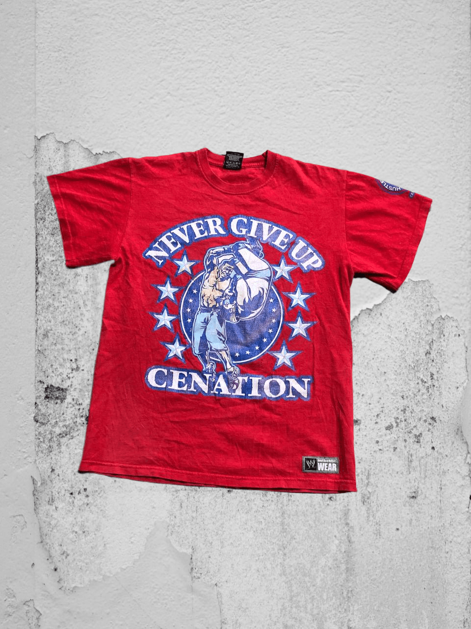 WWE WWE John Cena Never Give Up Cenation T-Shirt Red Size US M / EU 48-50 / 2 - 1 Thumbnail