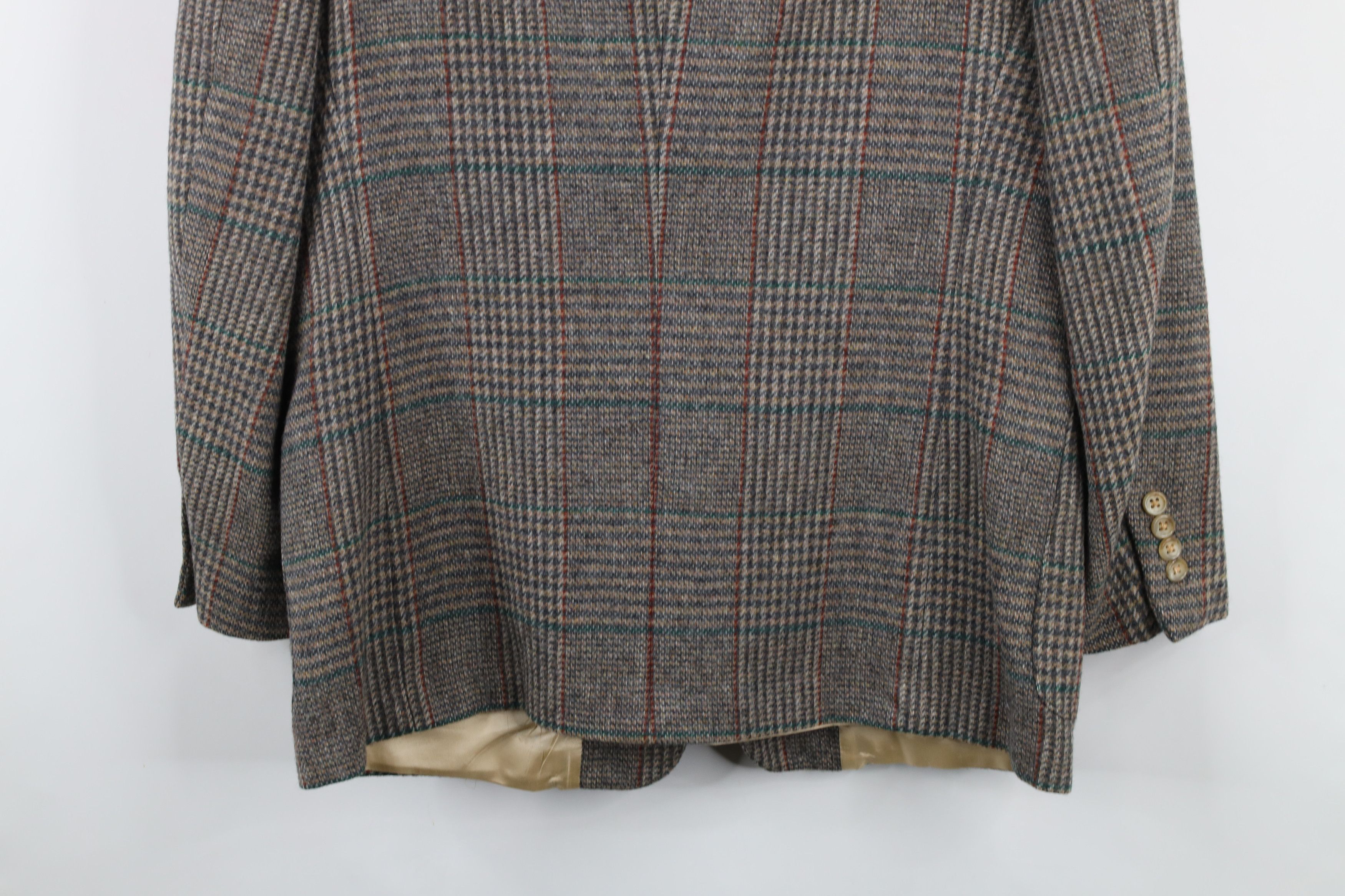 Vintage Vintage 70s Streetwear Houndstooth Plaid Blazer Jacket USA Size US XL / EU 56 / 4 - 16 Thumbnail