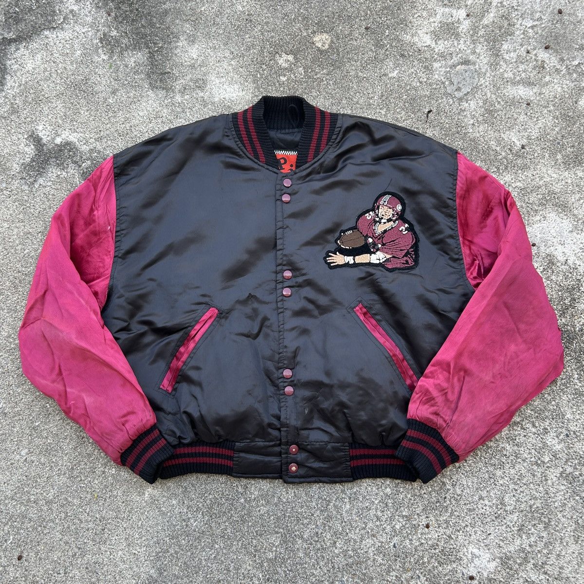 Vintage Vintage ZIP it London Los Angeles California Bomber jacket Size US L / EU 52-54 / 3 - 1 Thumbnail