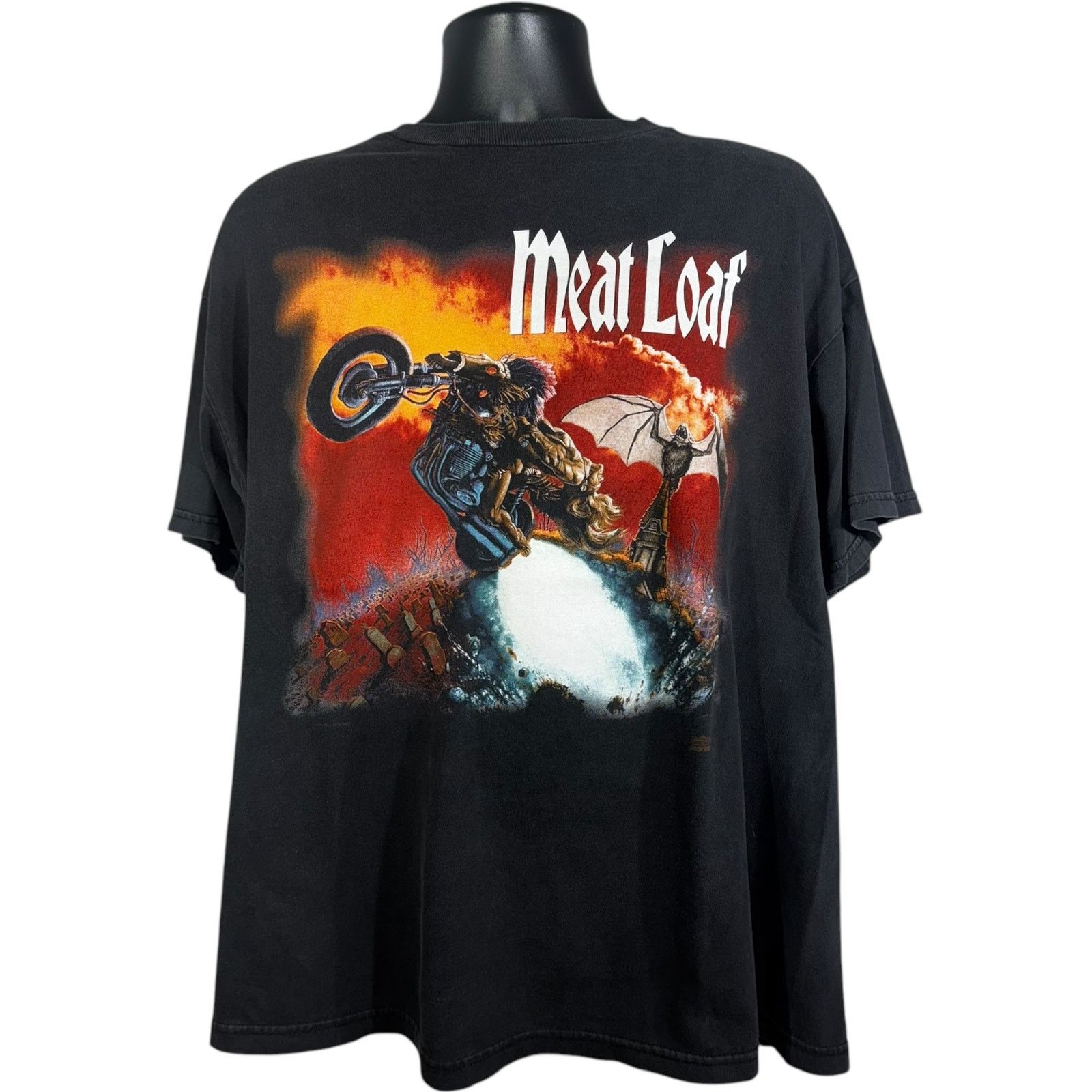 Vintage Vintage Meat Loaf "Storytellers" Tour Tee 90s Size US XL / EU 56 / 4 - 1 Thumbnail