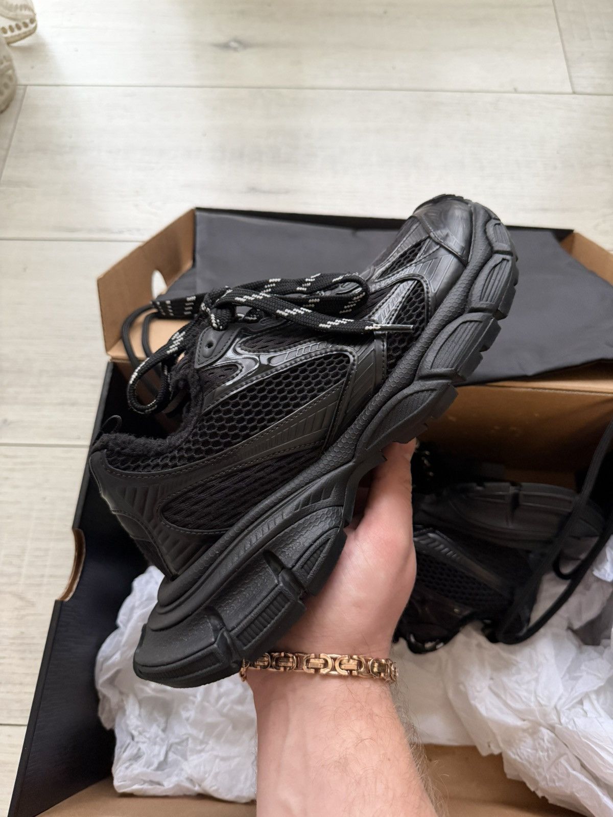 Balenciaga Balenciaga 3XL Ski Wesh black Size US 9 / IT 39 - 5 Thumbnail