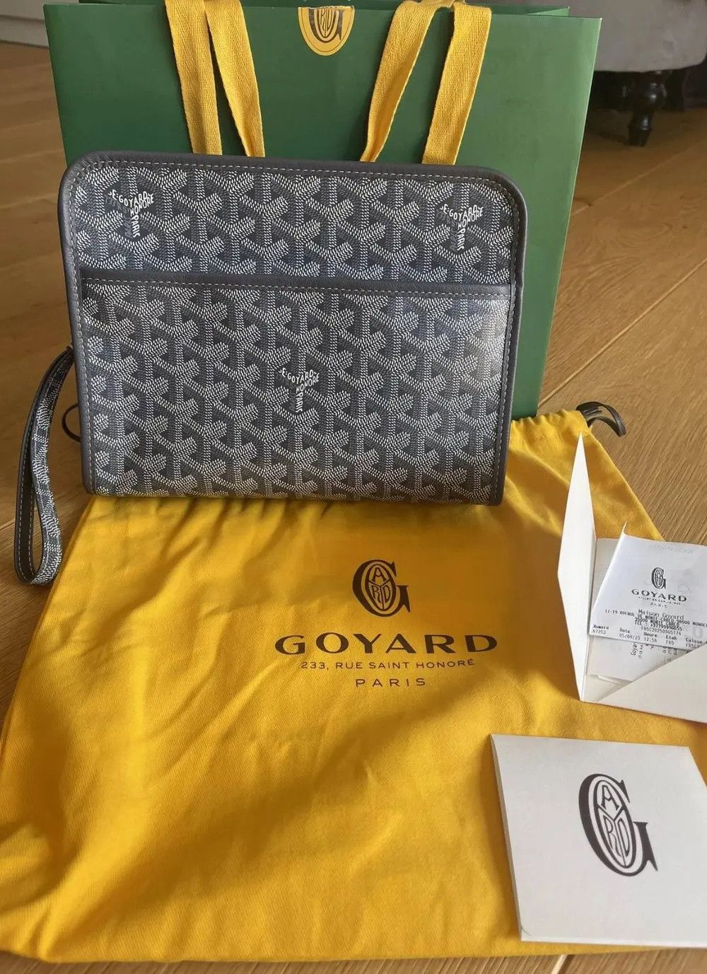 Goyard Jouvence Toiletry Mm Bag in Gray, Men's