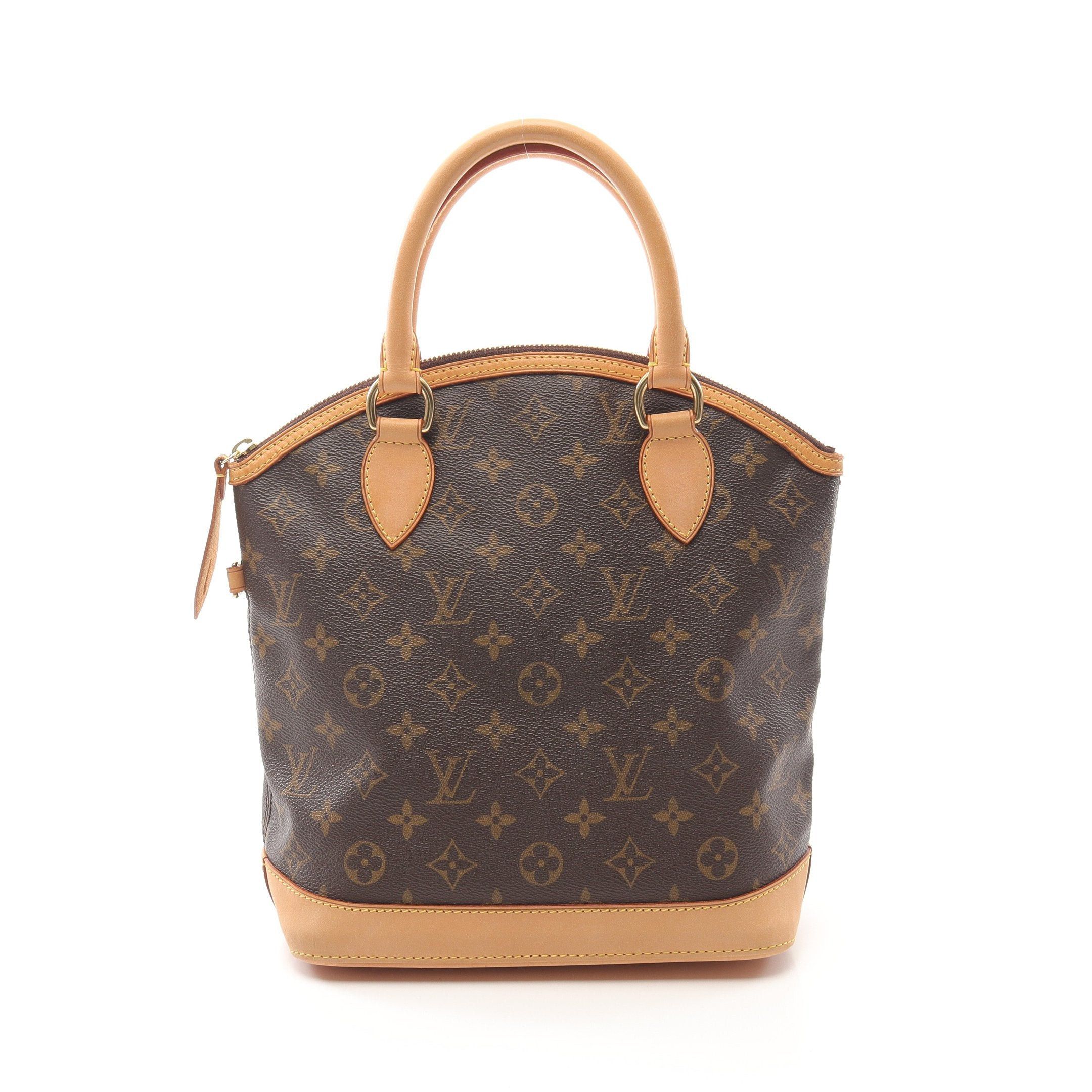 Louis Vuitton Louis Vuitton Lockit Monogram Handbag Leather Brown Size ONE SIZE - 1 Thumbnail