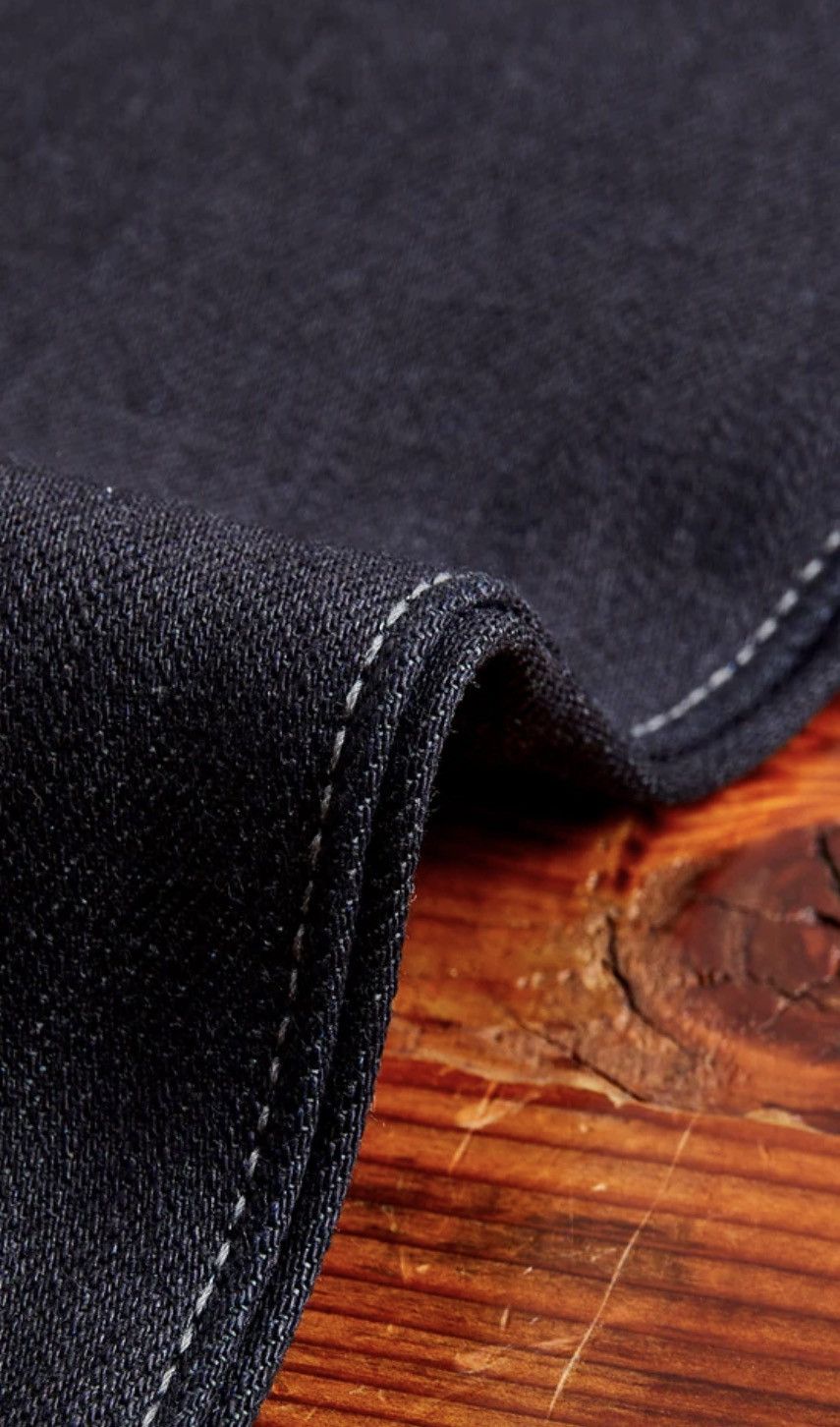 Momotaro Jeans 0306-52G "Indigo x Grey" 18oz Selvedge Denim Size US 34 / EU 50 - 3 Thumbnail