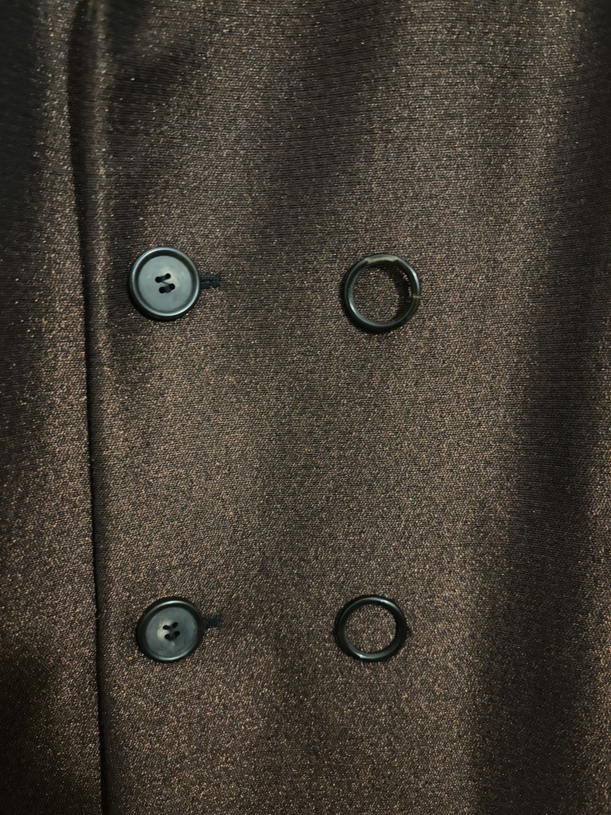 Acne Studios Acne Studios long coat in shiny brow Size US L / EU 52-54 / 3 - 7 Thumbnail
